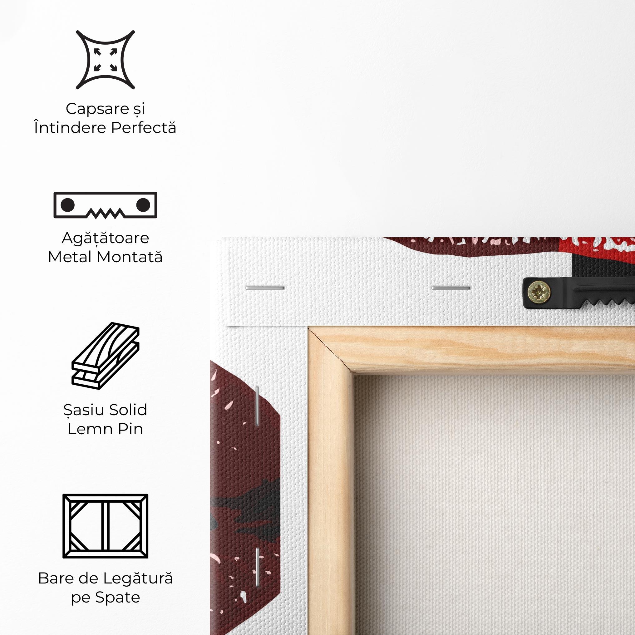 Tablou Canvas Red Shade Lips mockup 5