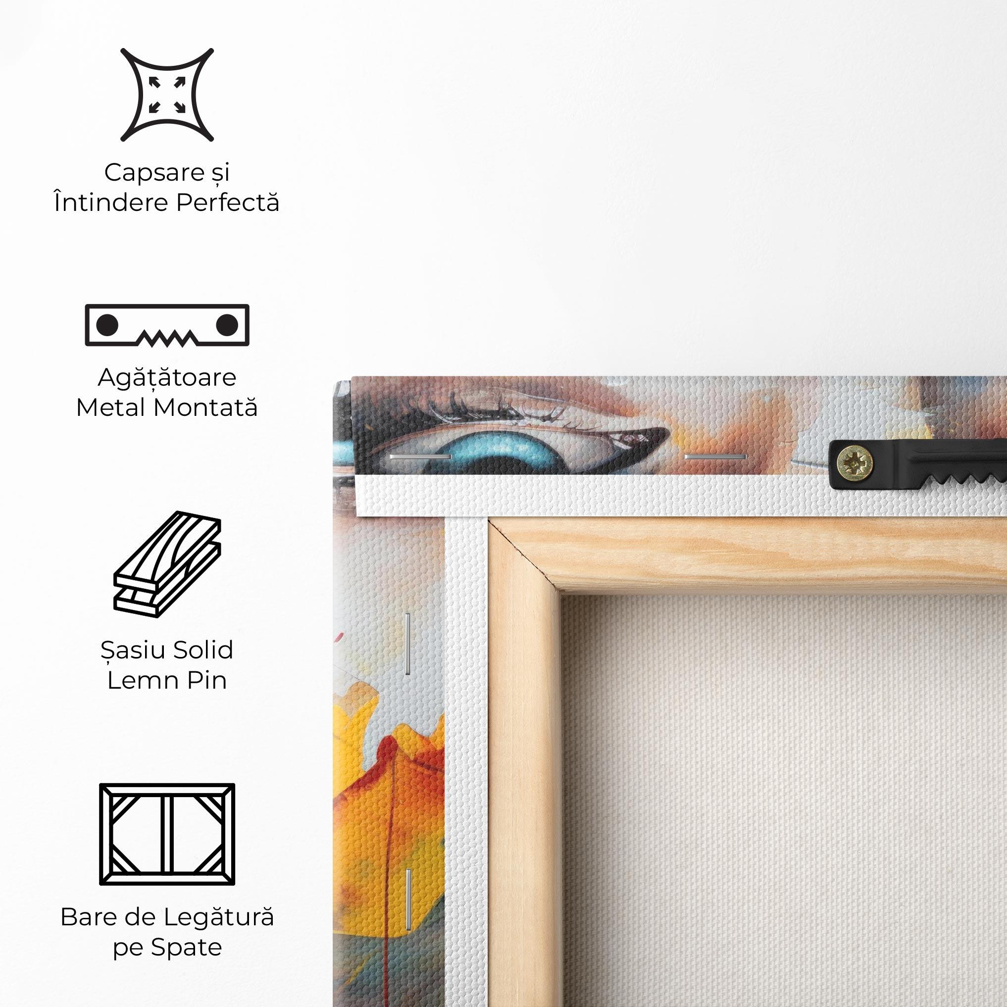 Tablou Canvas Woman Abstract Lips mockup 5