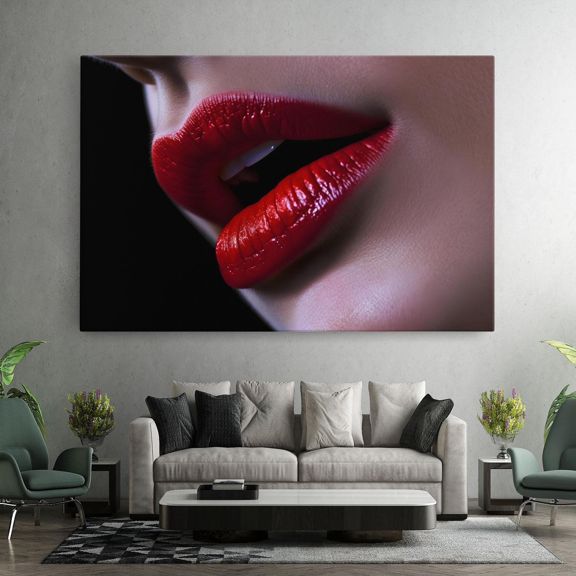 Tablou Canvas Close Up Woman mockup 7