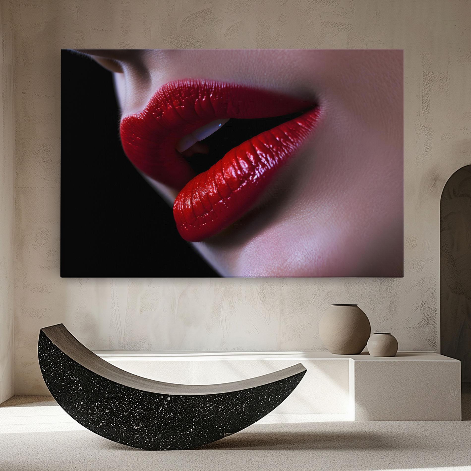 Tablou Canvas Close Up Woman mockup 8