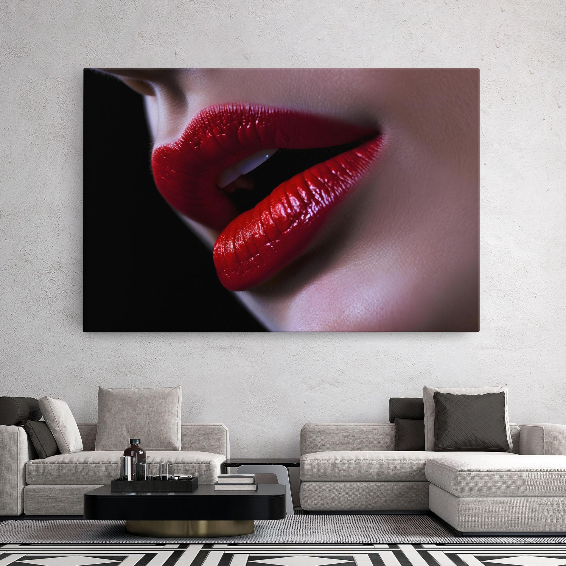 Tablou Canvas Close Up Woman mockup 2