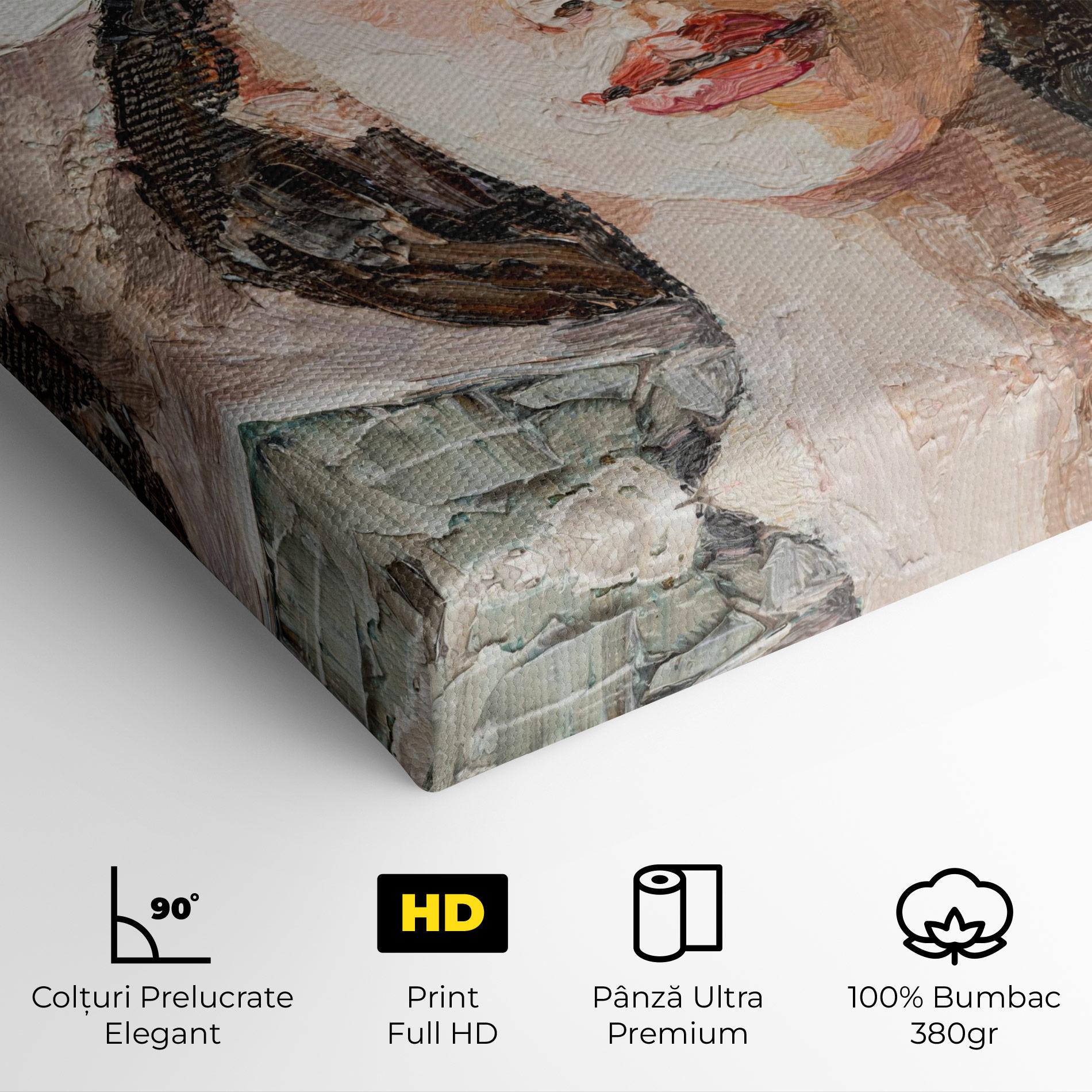 Tablou Canvas White Lady mockup 4