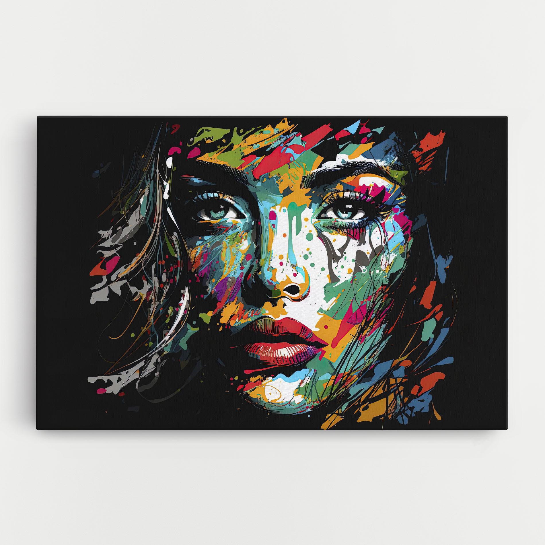 Tablou Canvas Abstract Stylish Portrait mockup 0