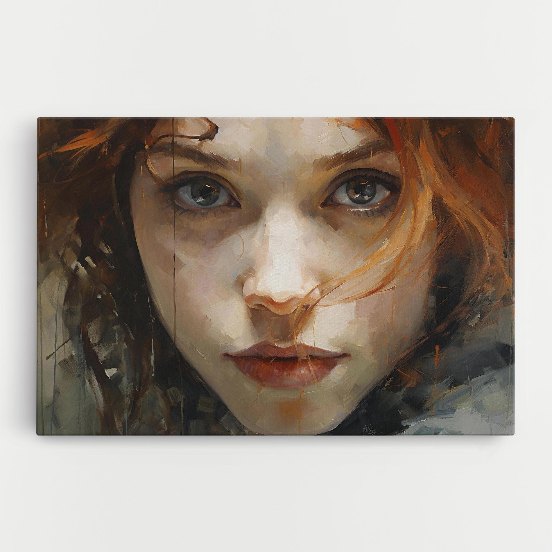 Tablou Canvas Portrait Oil Painting mockup 0