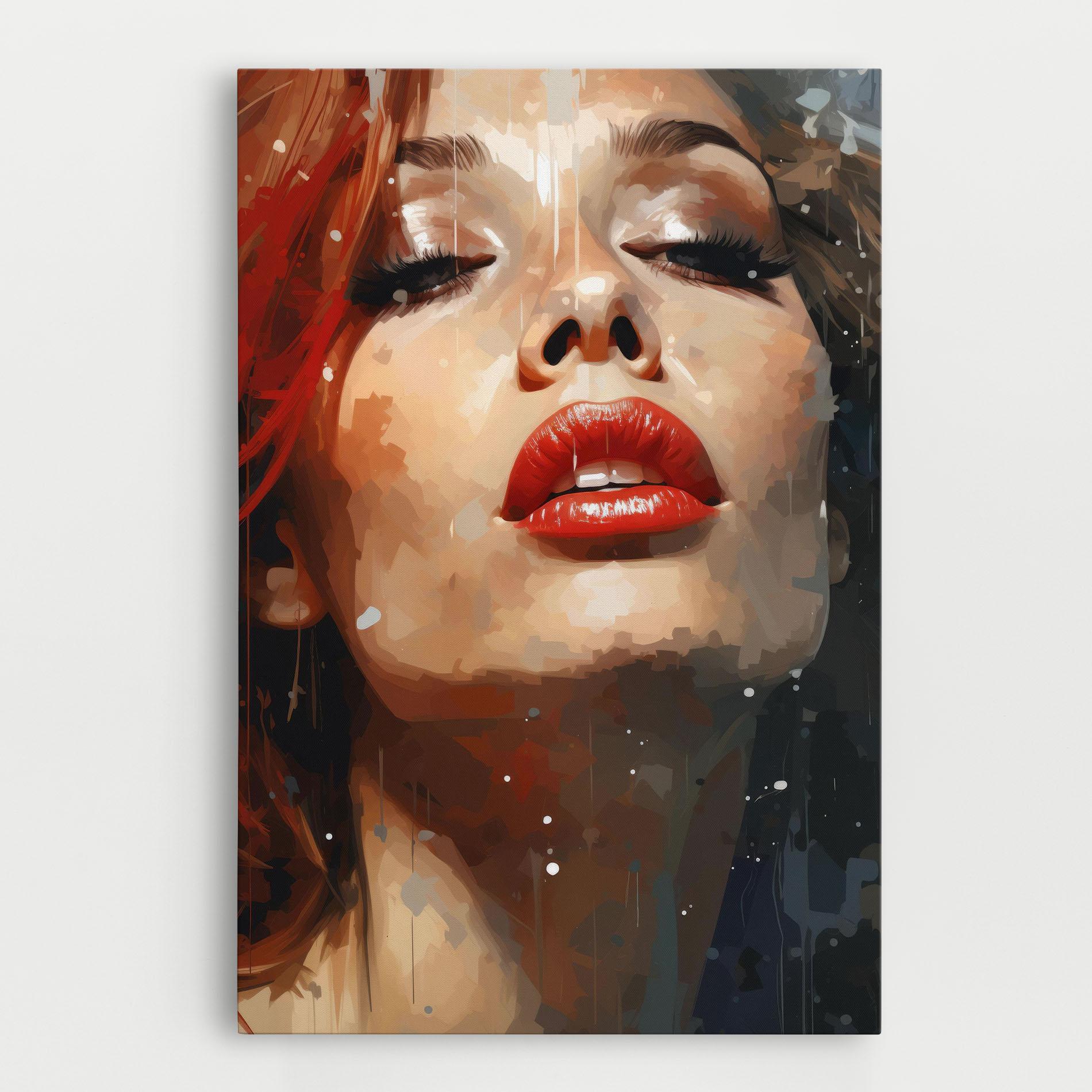 Tablou Canvas Close Up Look Portrait mockup 0