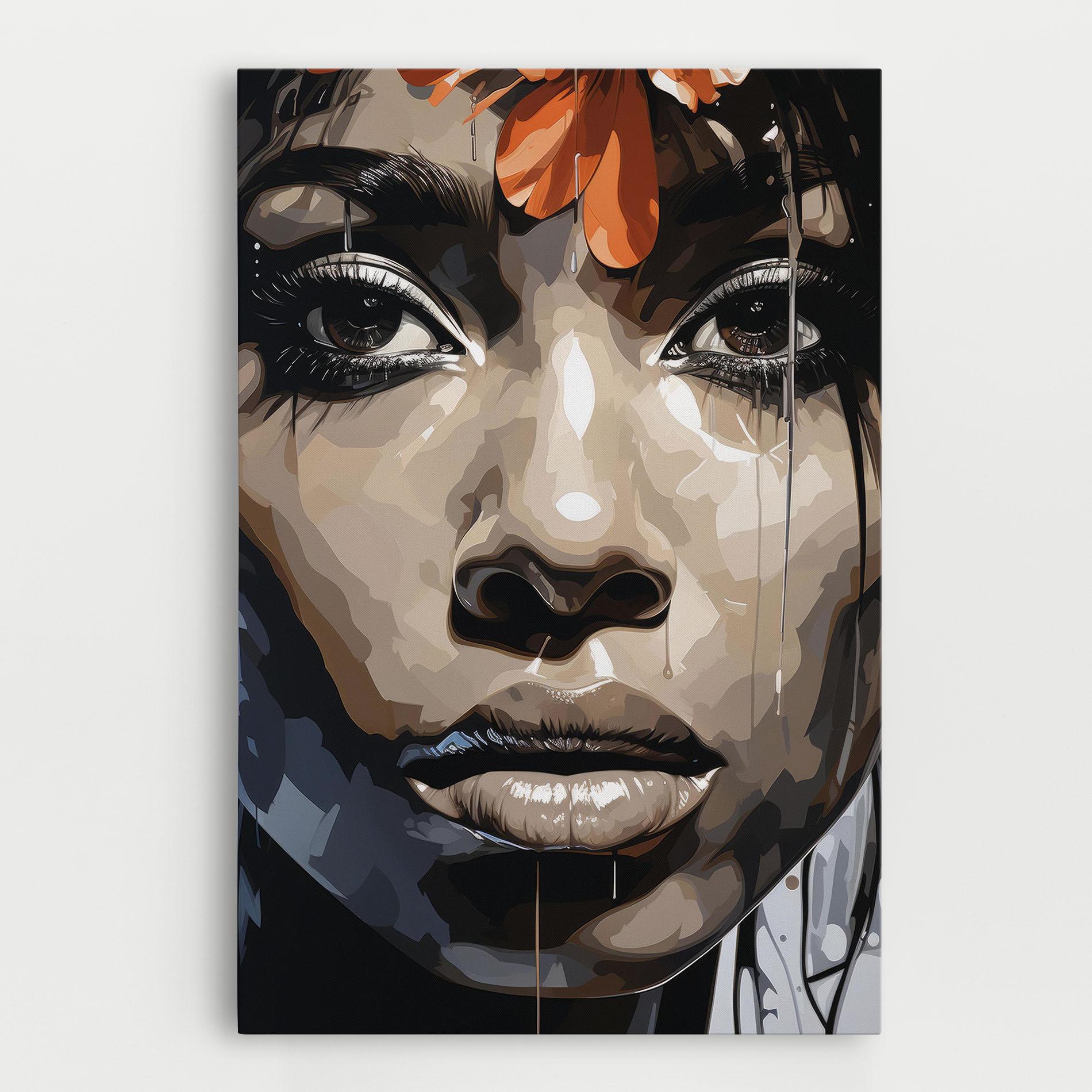 Tablou Canvas Pretty Girl Portrait mockup 0