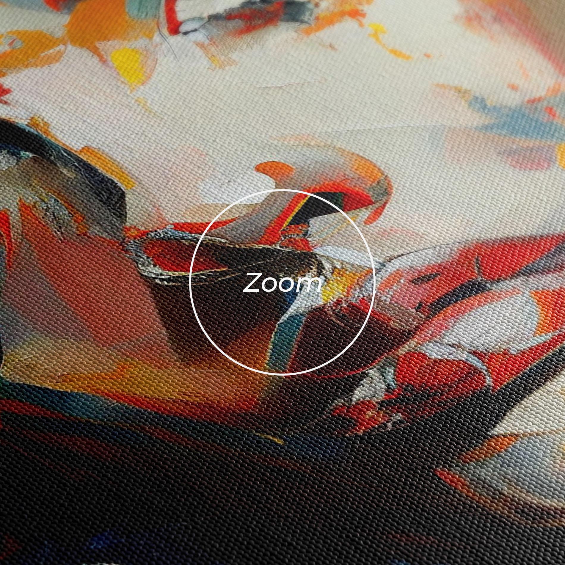 Tablou Canvas Beautiful Brunette Woman mockup 3