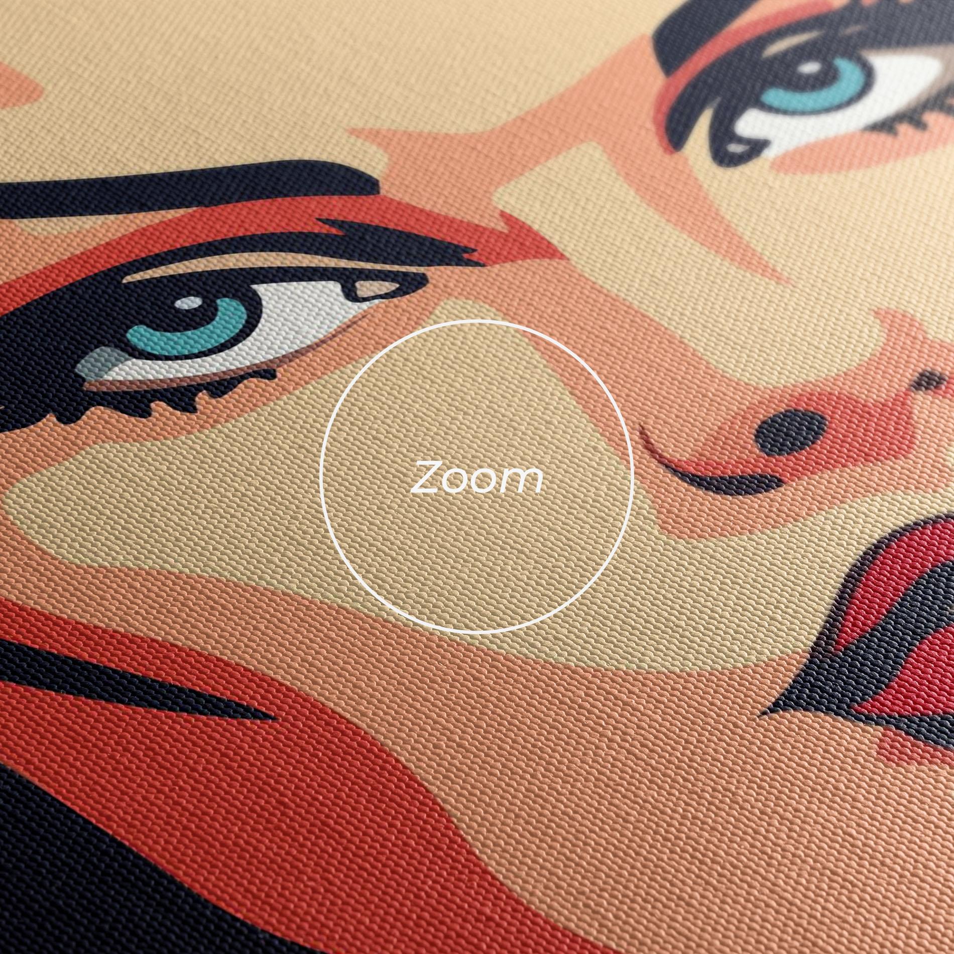 Tablou Canvas Blue Eyes Portrait mockup 3