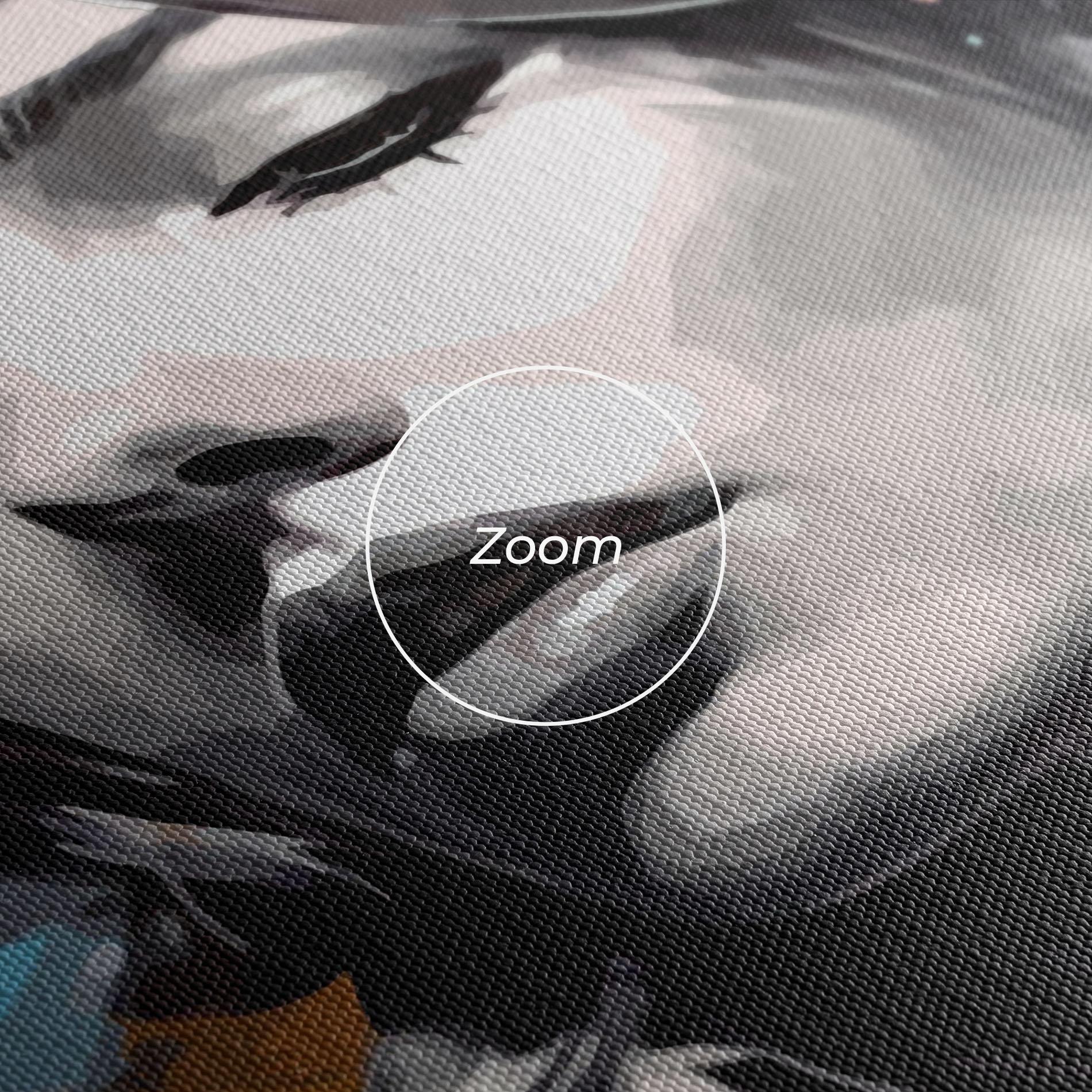 Tablou Canvas Colorful Flower Portrait mockup 3