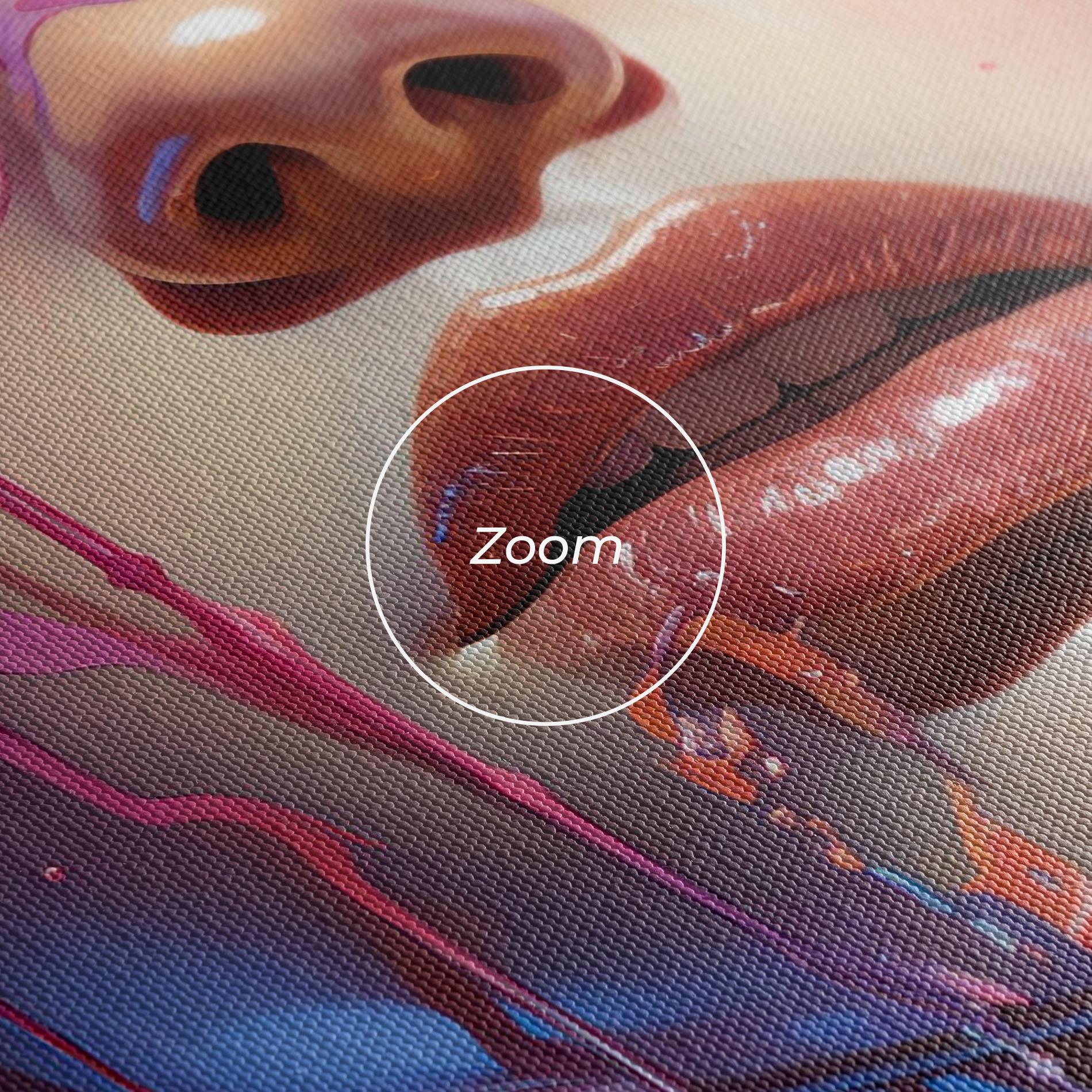 Tablou Canvas Cute Purple Girl mockup 3