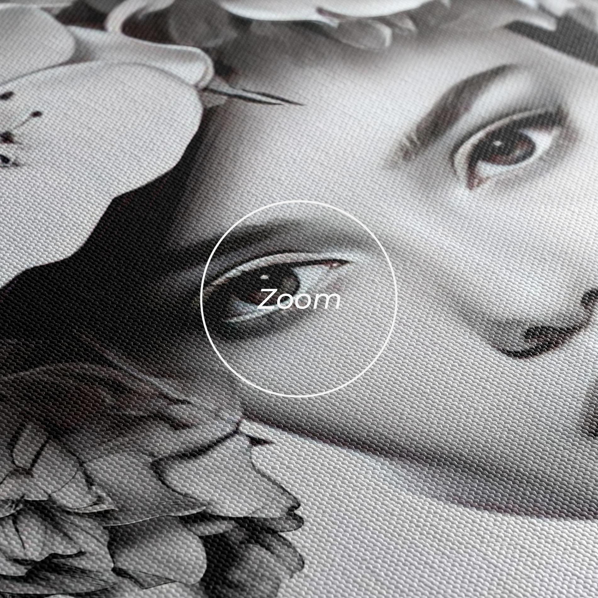Tablou Canvas Flower Crown Woman mockup 3