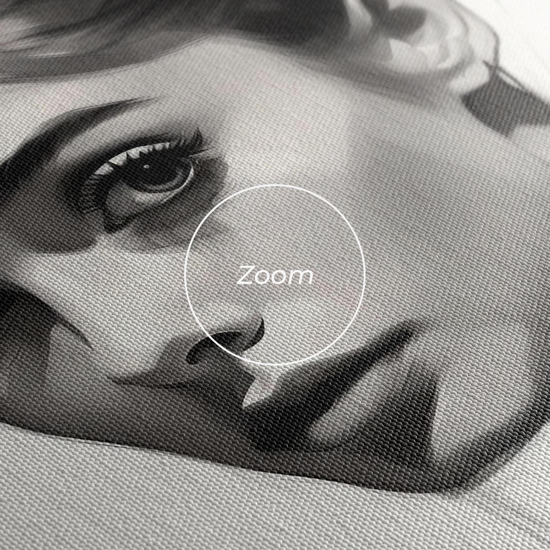 Tablou Canvas Hepburn Portrait mockup 3
