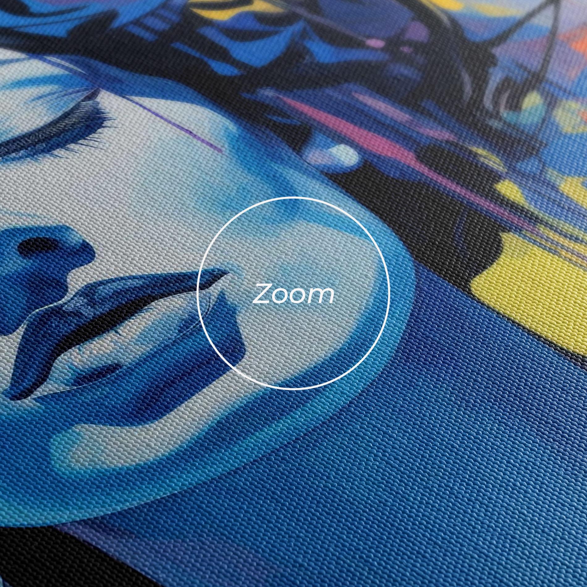 Tablou Canvas Photographic Blue Image mockup 3