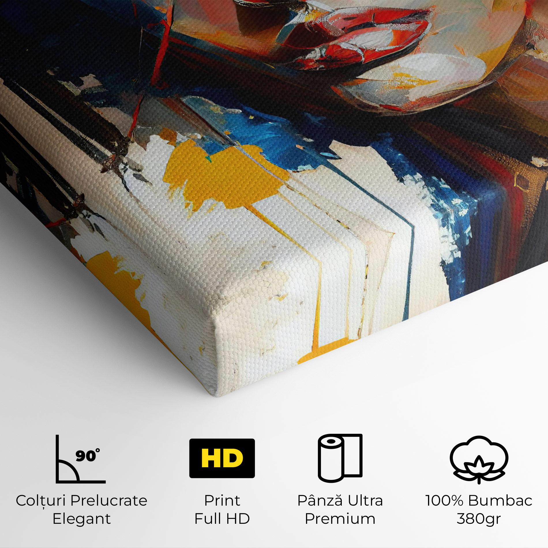 Tablou Canvas Beautiful Brunette Woman mockup 4