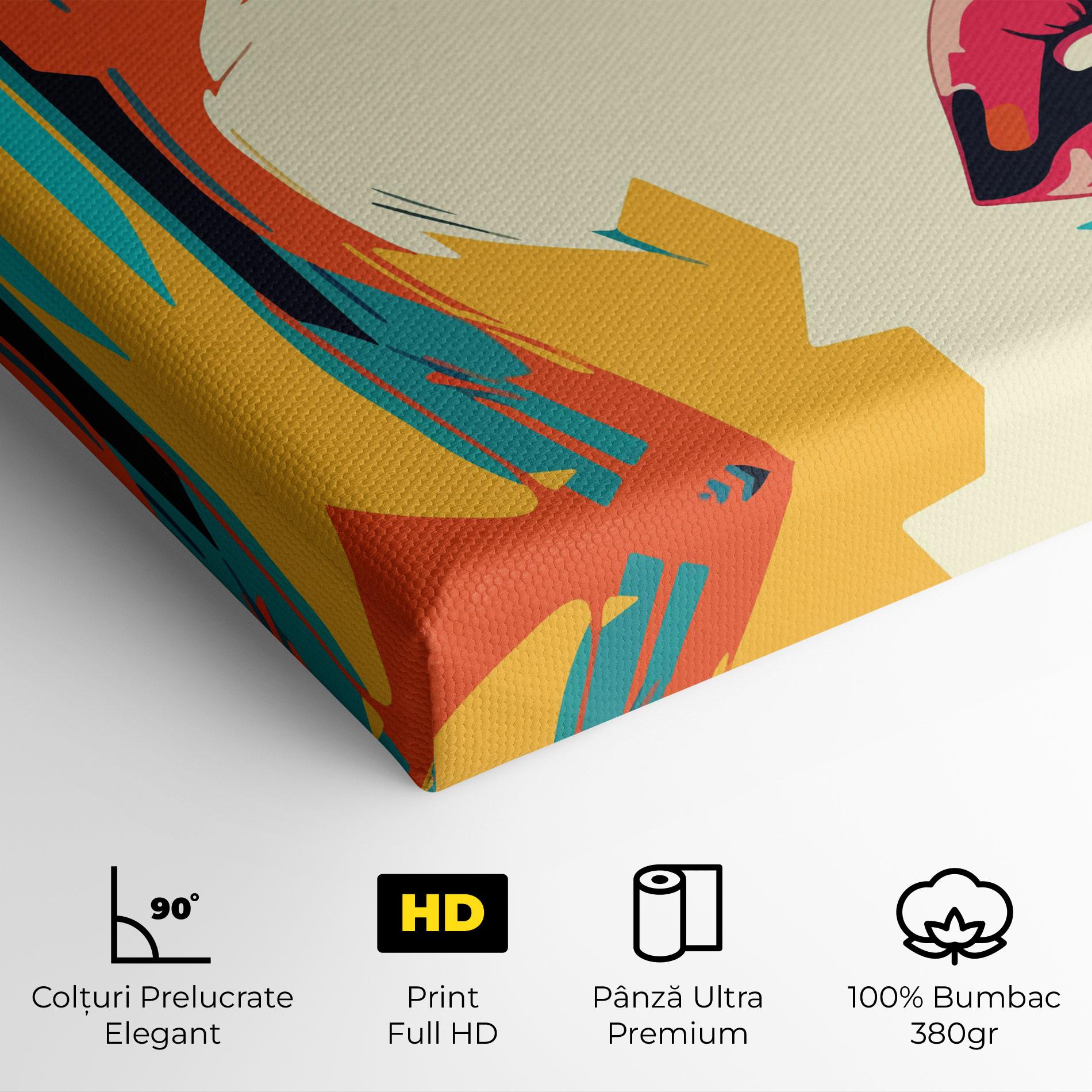 Tablou Canvas Blonde Girl Portrait mockup 4