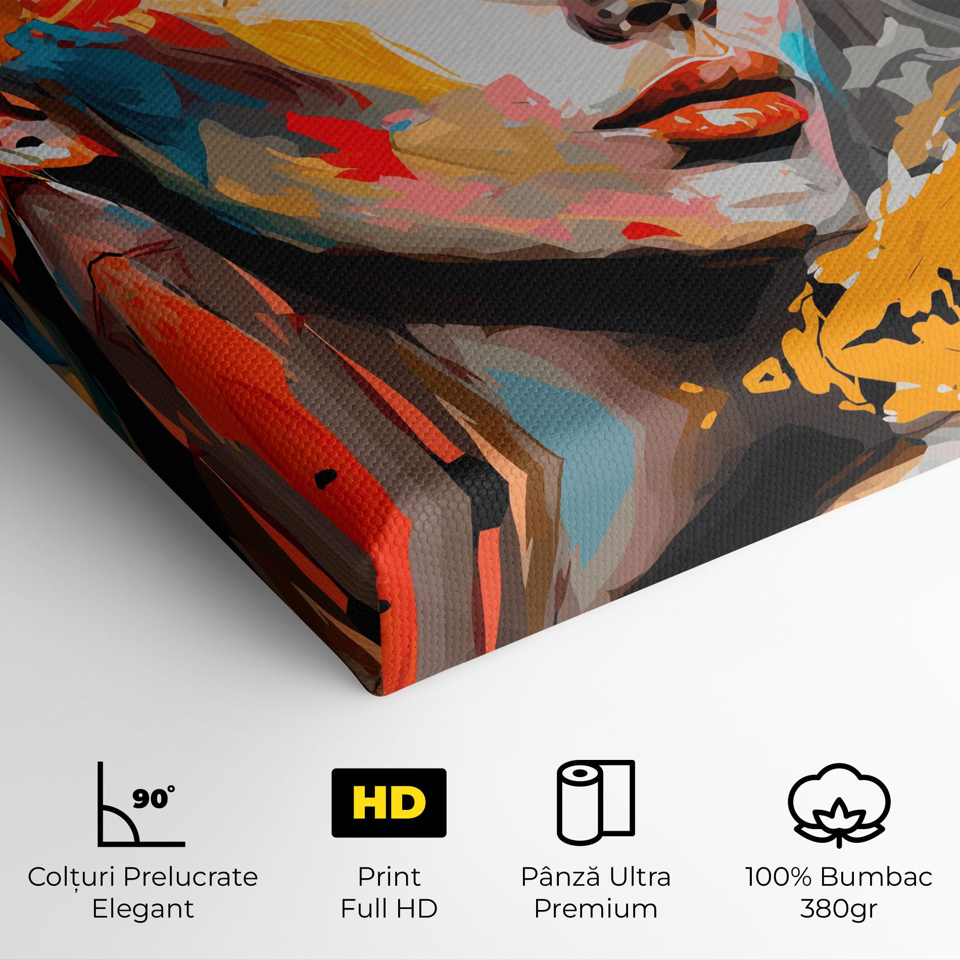 Tablou Canvas Blue Eye Face mockup 4