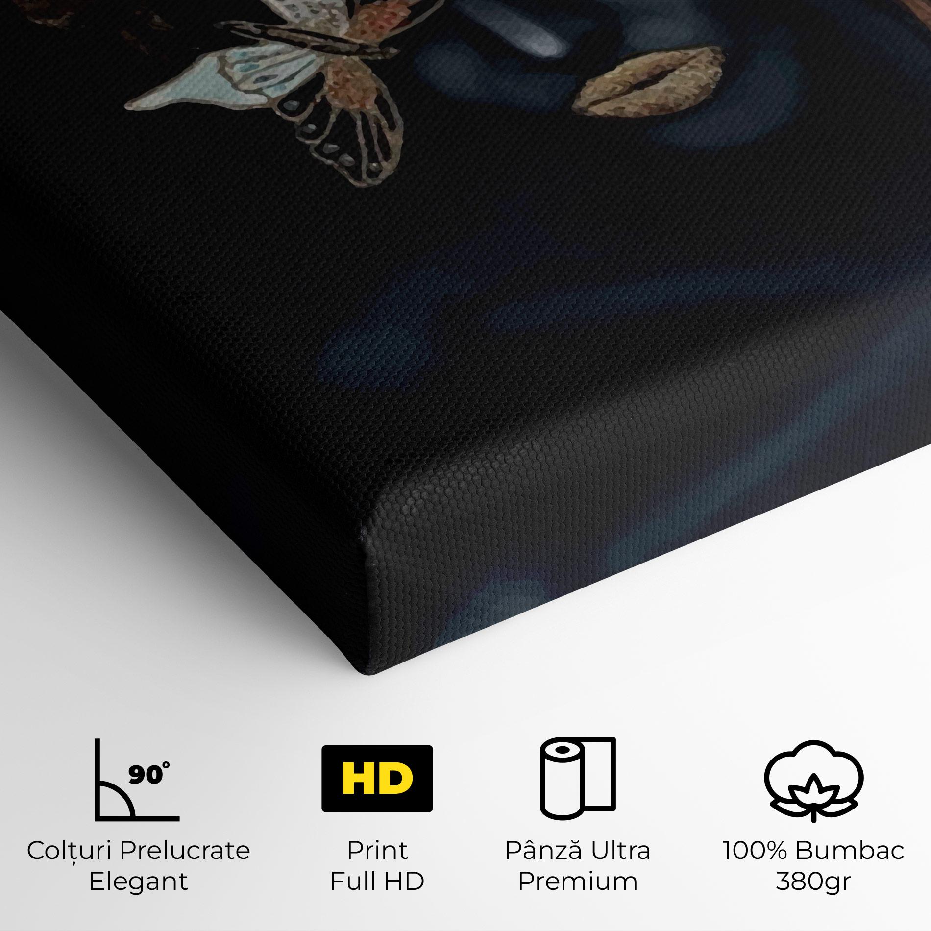 Tablou Canvas Butterfly Lady mockup 4