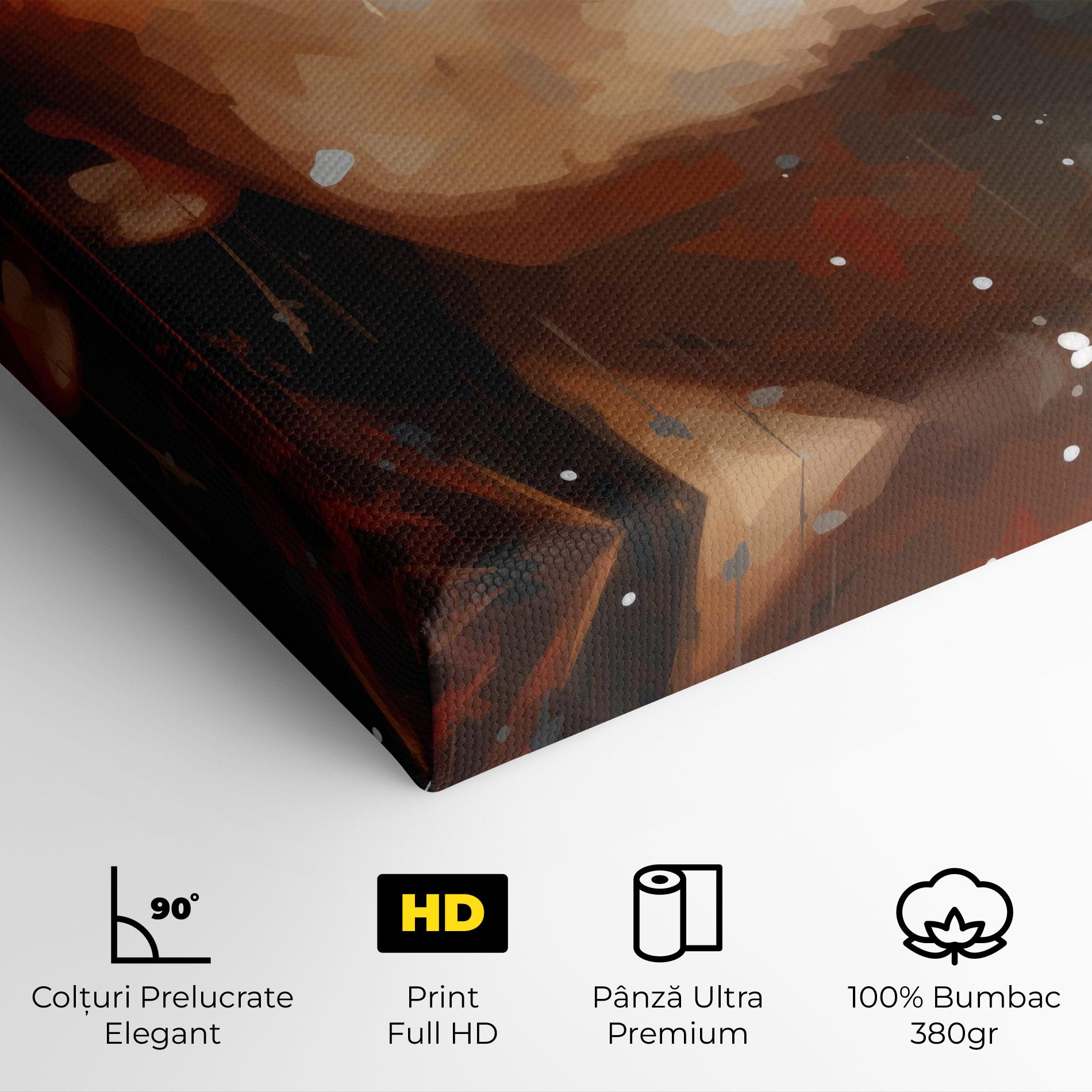 Tablou Canvas Close Up Look Portrait mockup 4