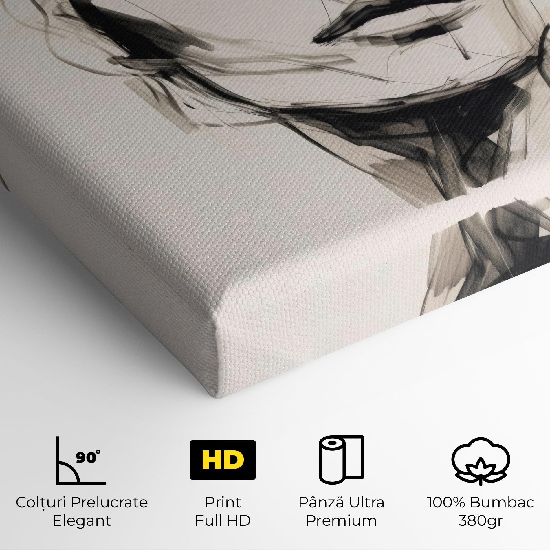 Tablou Canvas Continuous Line Woman mockup 4