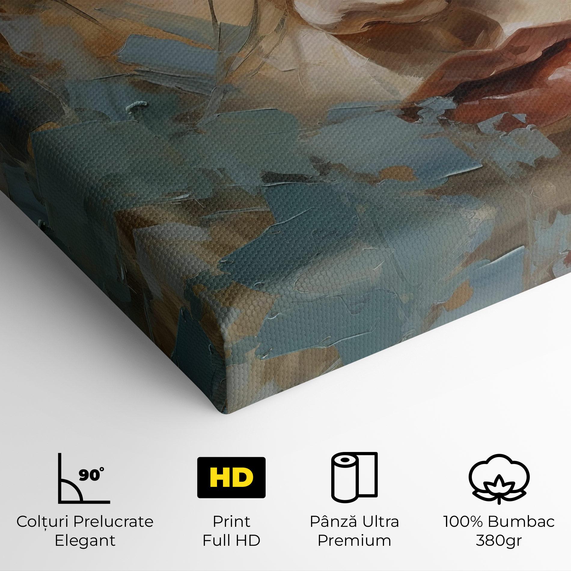 Tablou Canvas Expressive Portrait mockup 4