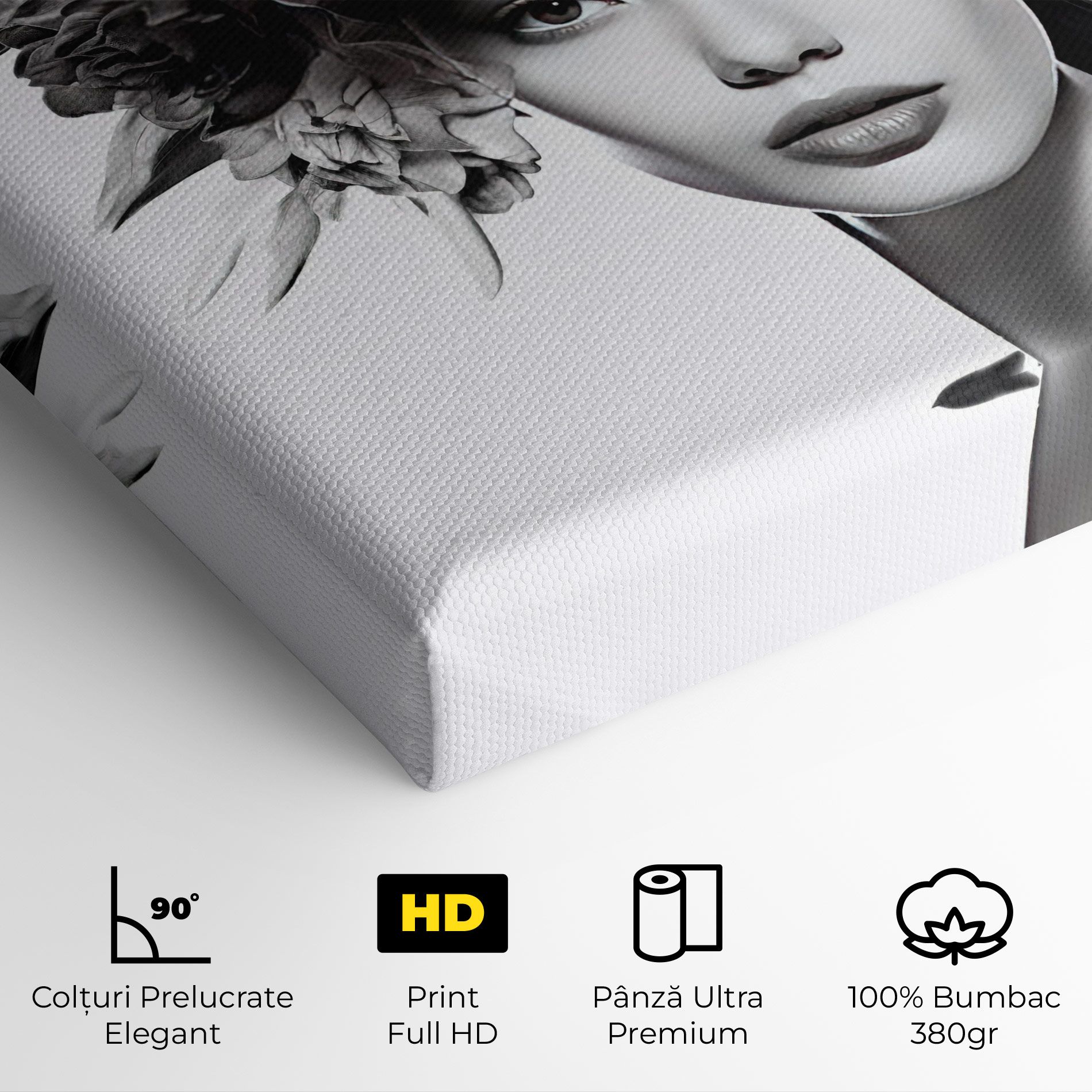 Flower Crown Woman mockup 4