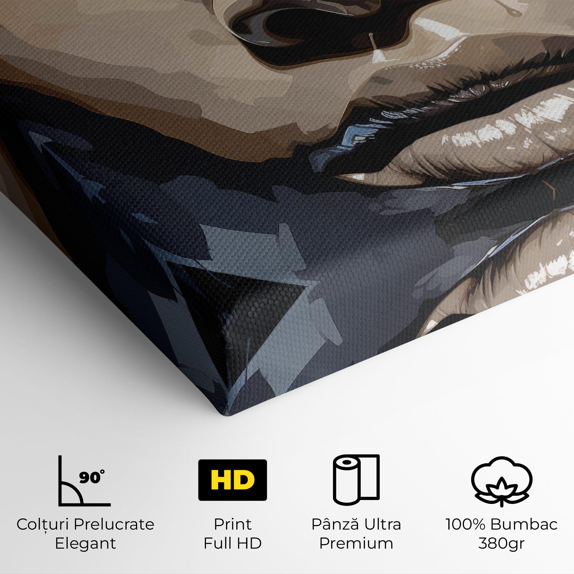 Tablou Canvas Pretty Girl Portrait mockup 4