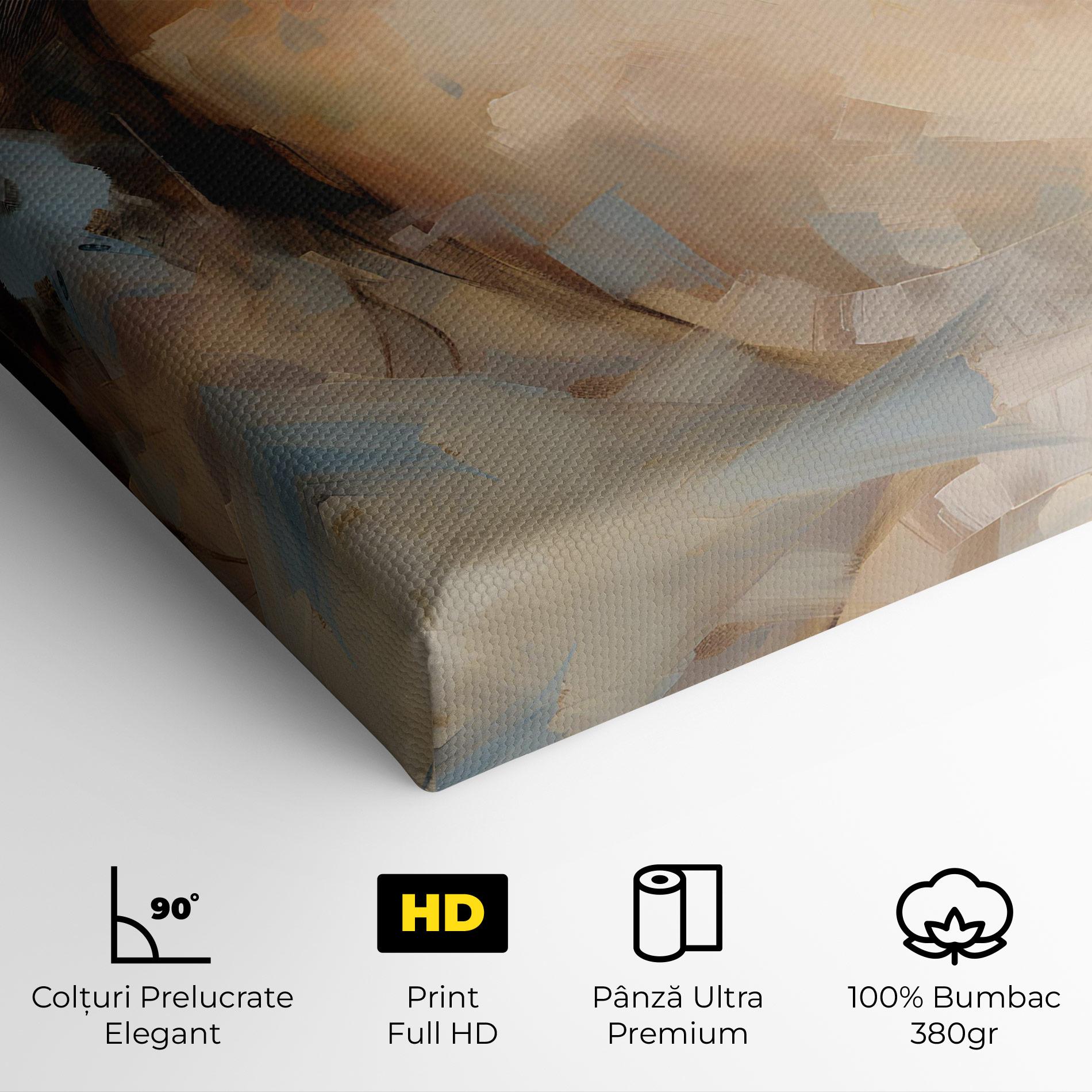 Tablou Canvas Pupil Blue Iris mockup 4