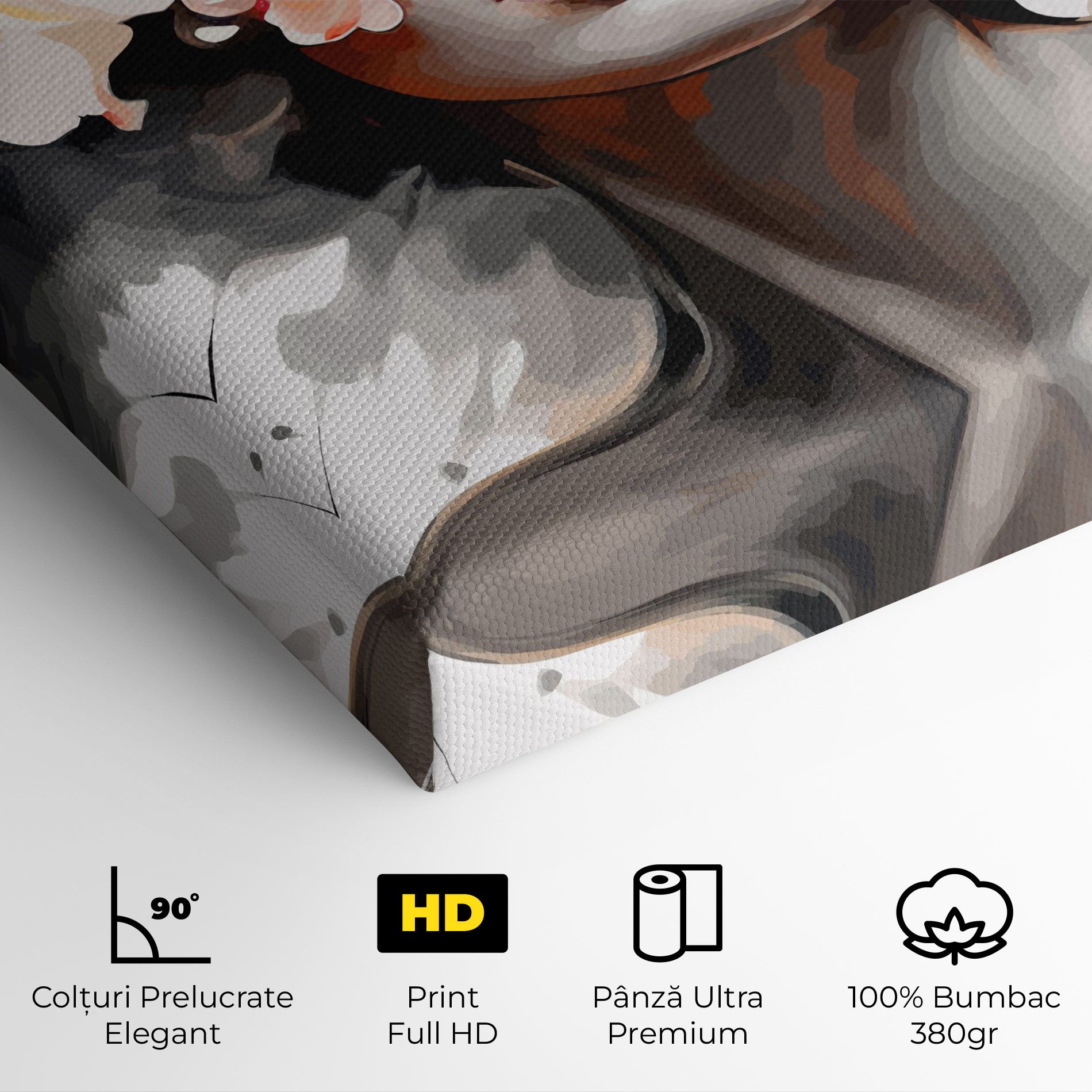 Yellow Flower Portrait mockup 4