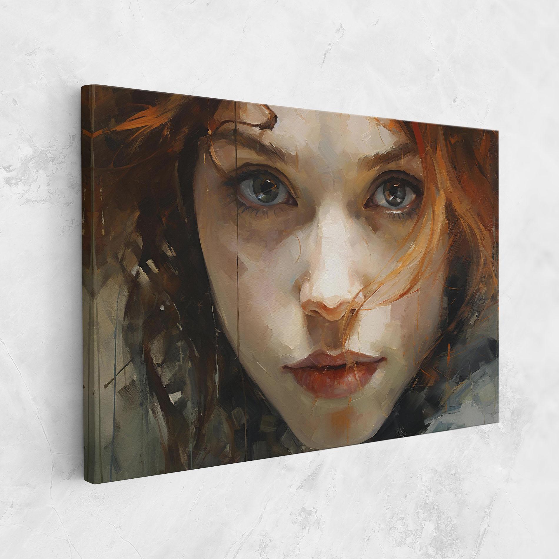 Tablou Canvas Portrait Oil Painting mockup 1