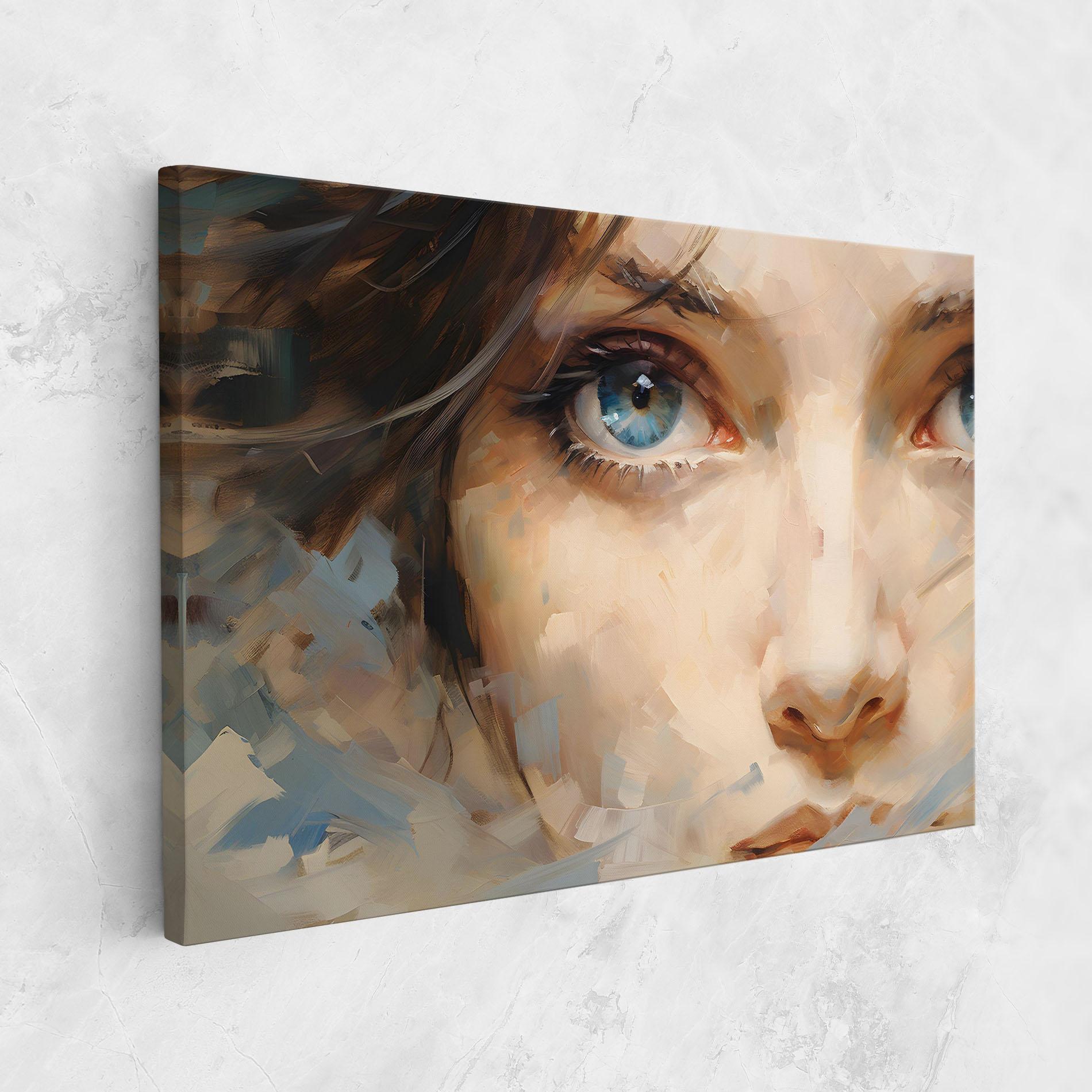 Tablou Canvas Pupil Blue Iris mockup 1