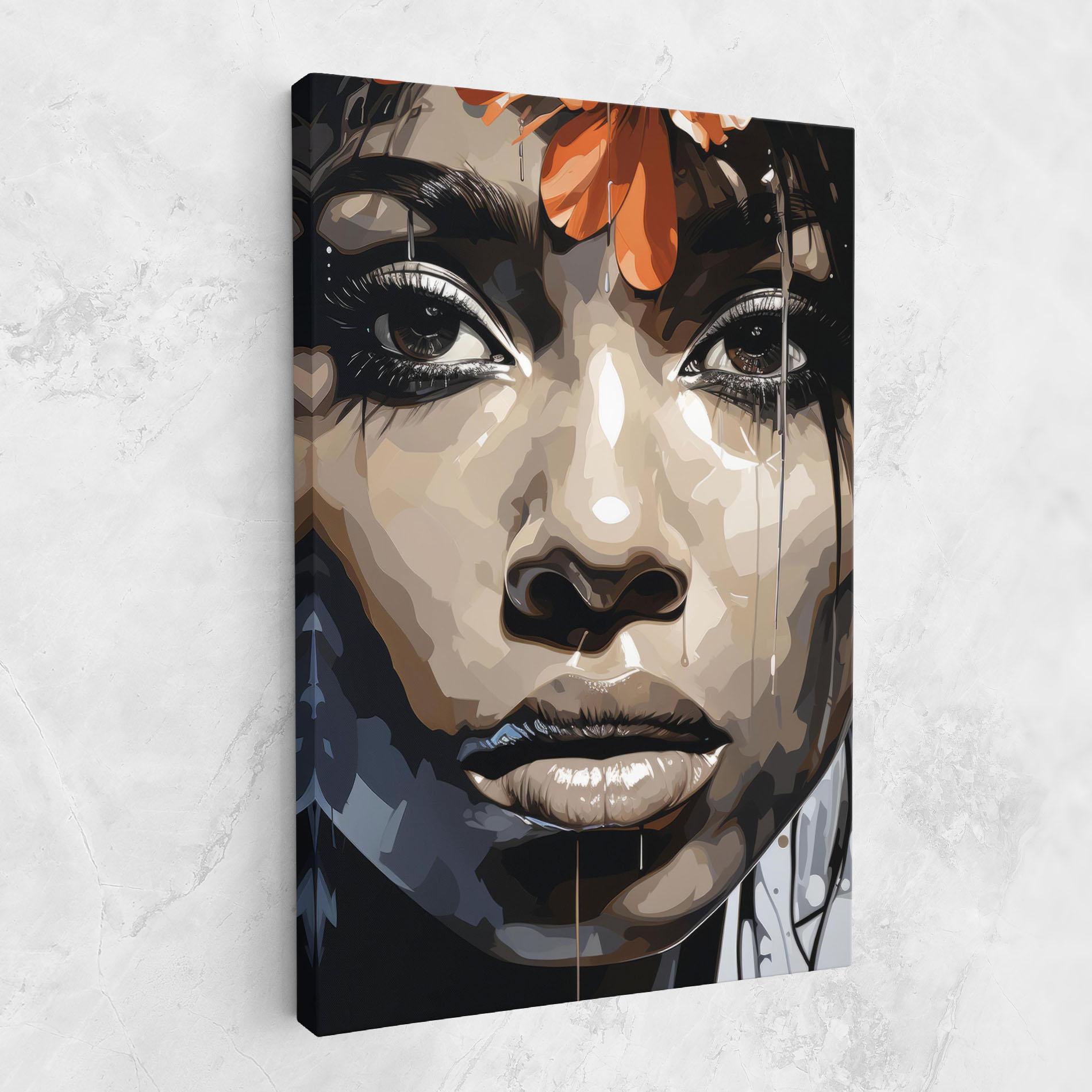 Tablou Canvas Pretty Girl Portrait mockup 1