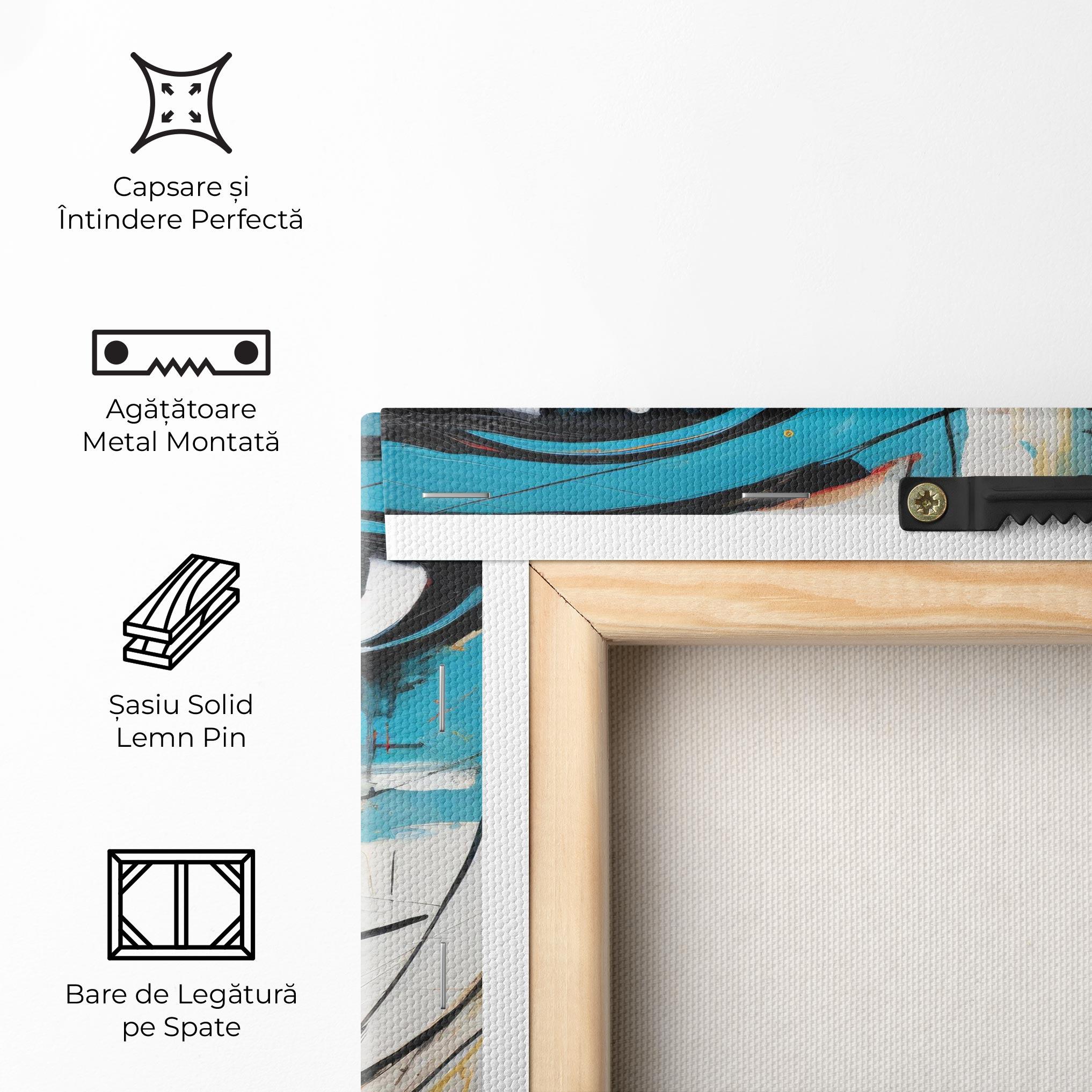 Tablou Canvas Abstract Drawing Portret mockup 5