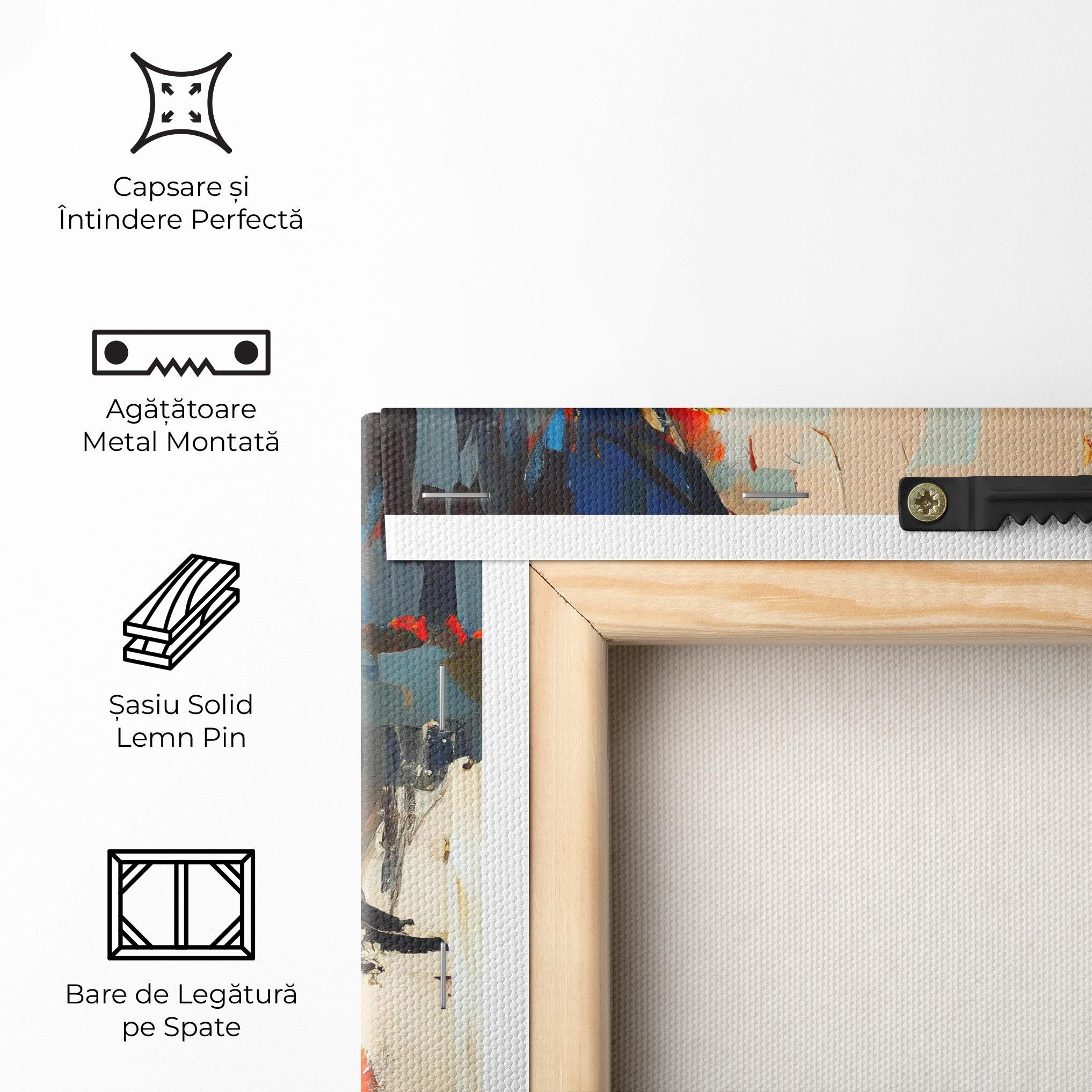 Tablou Canvas Beautiful Brunette Woman mockup 5