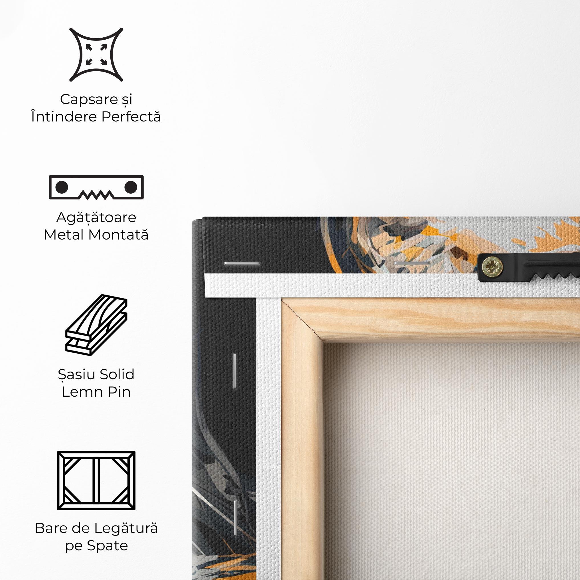 Tablou Canvas Blue Eye Face mockup 5