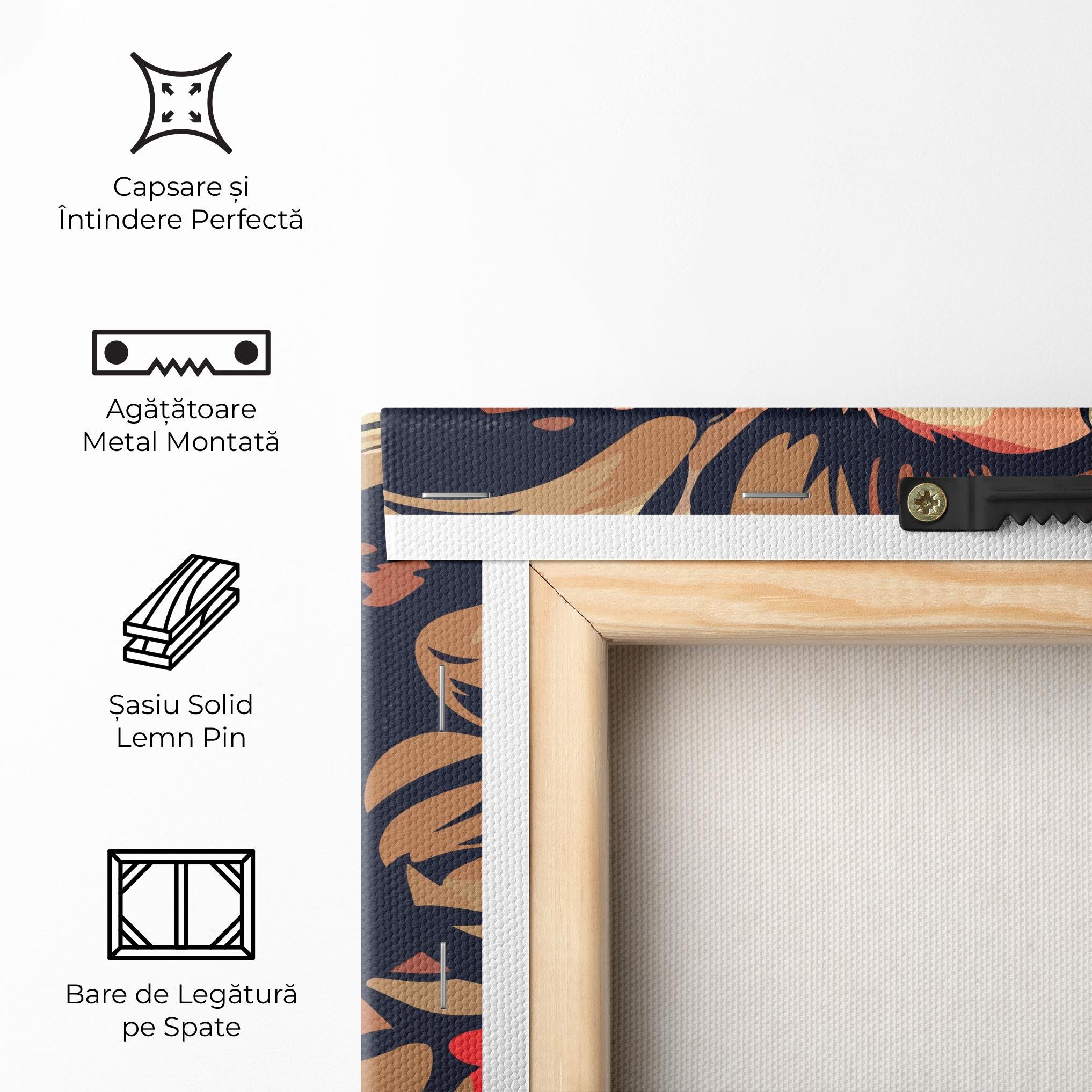 Tablou Canvas Blue Eyes Portrait mockup 5