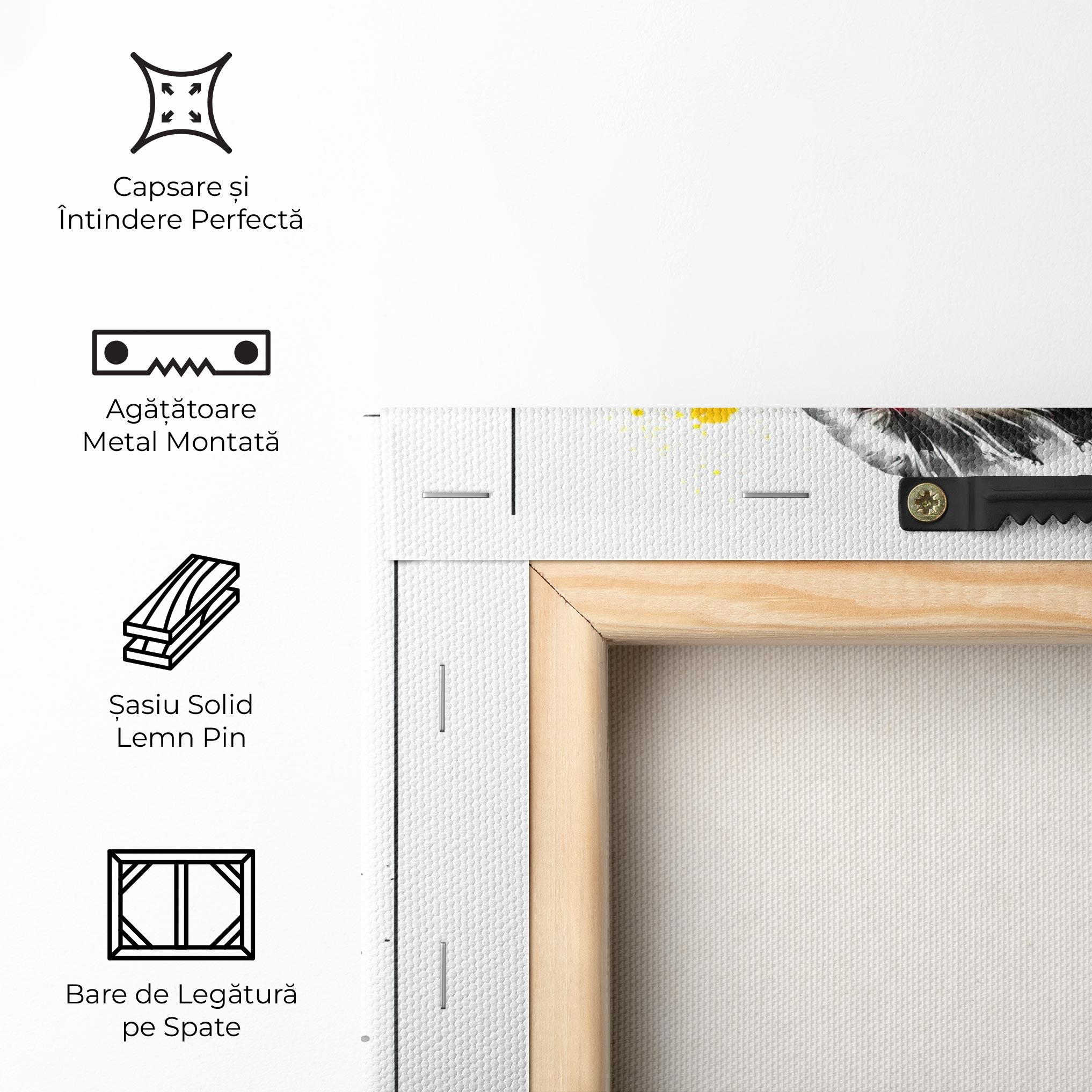 Tablou Canvas Ink Splash Portrait mockup 5