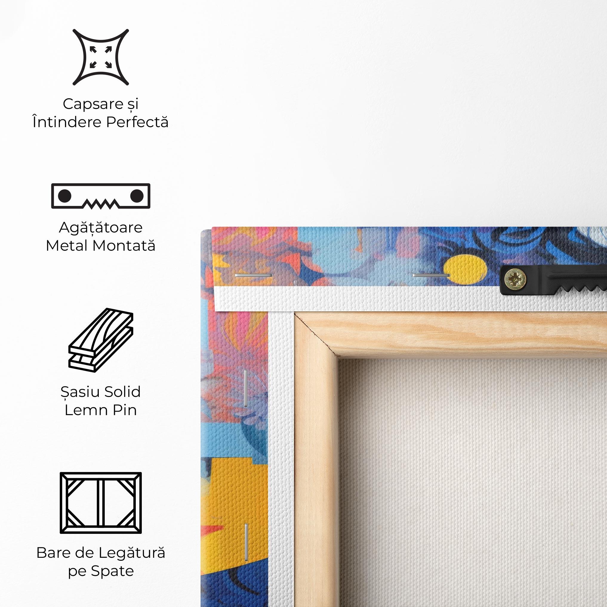 Tablou Canvas Photographic Blue Image mockup 5