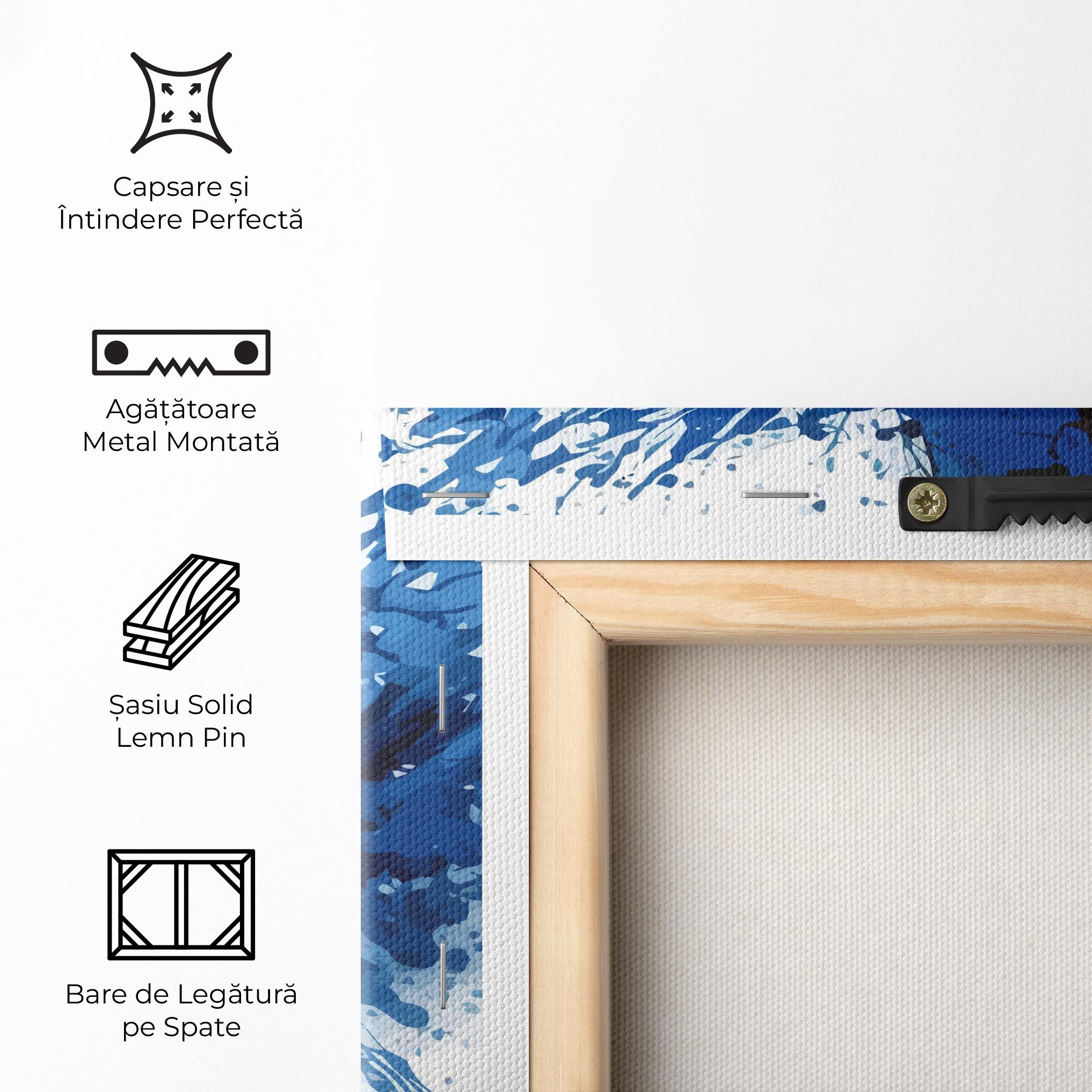 Portrait Blue Woman mockup 5