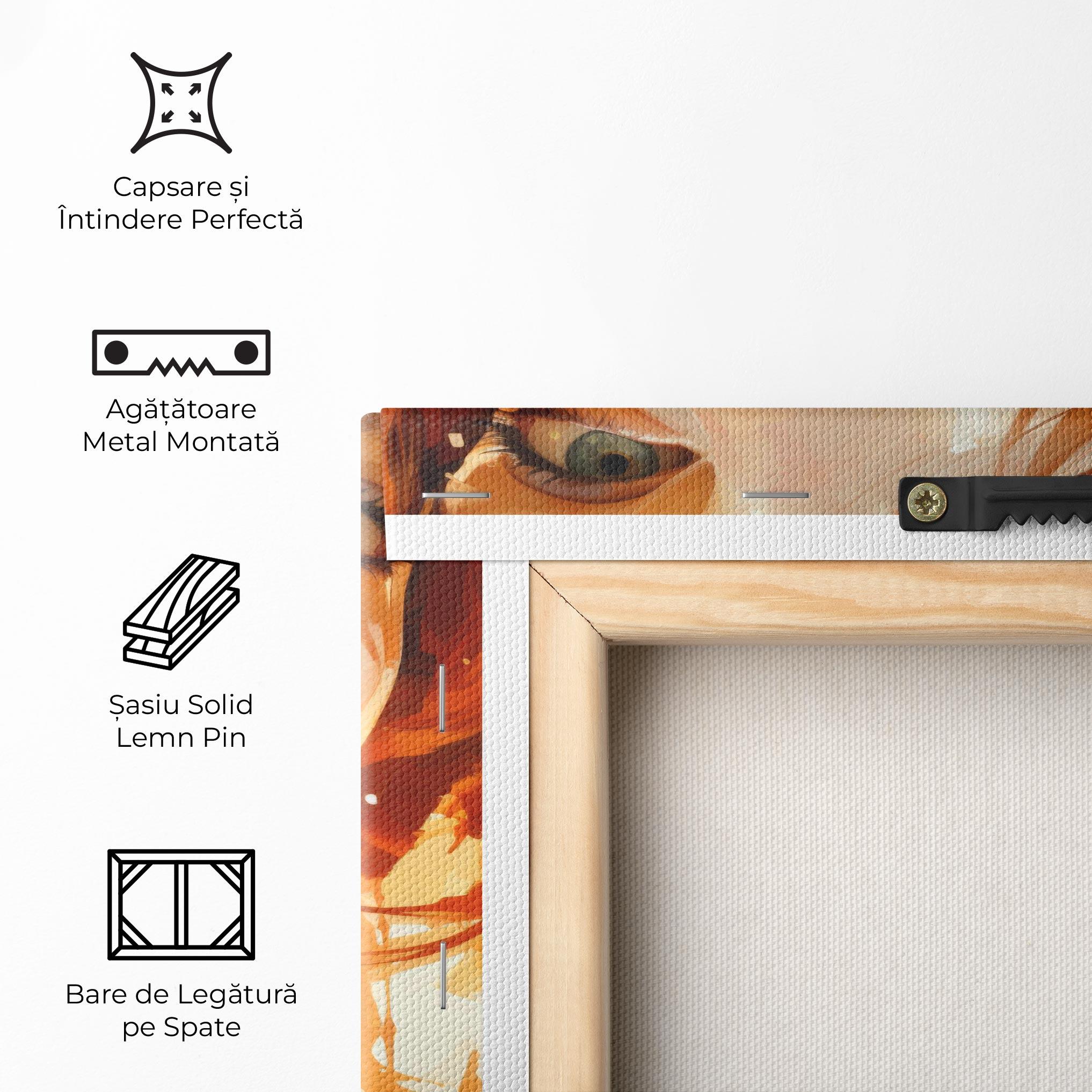 Tablou Canvas Pretty Woman Portrait mockup 5