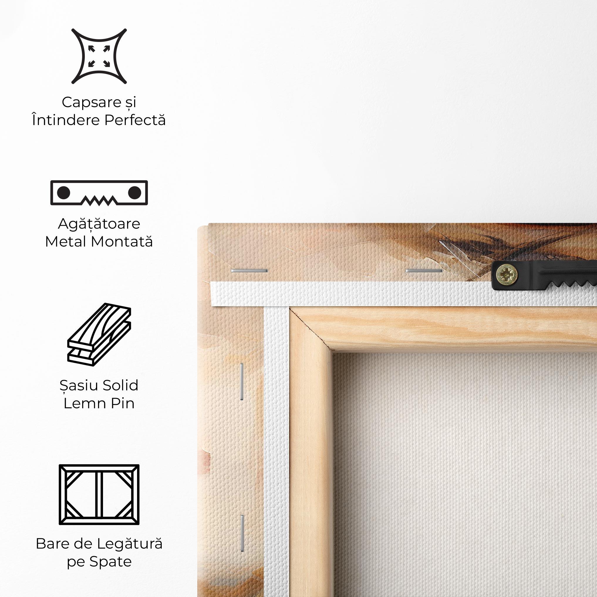 Tablou Canvas Pupil Blue Iris mockup 5