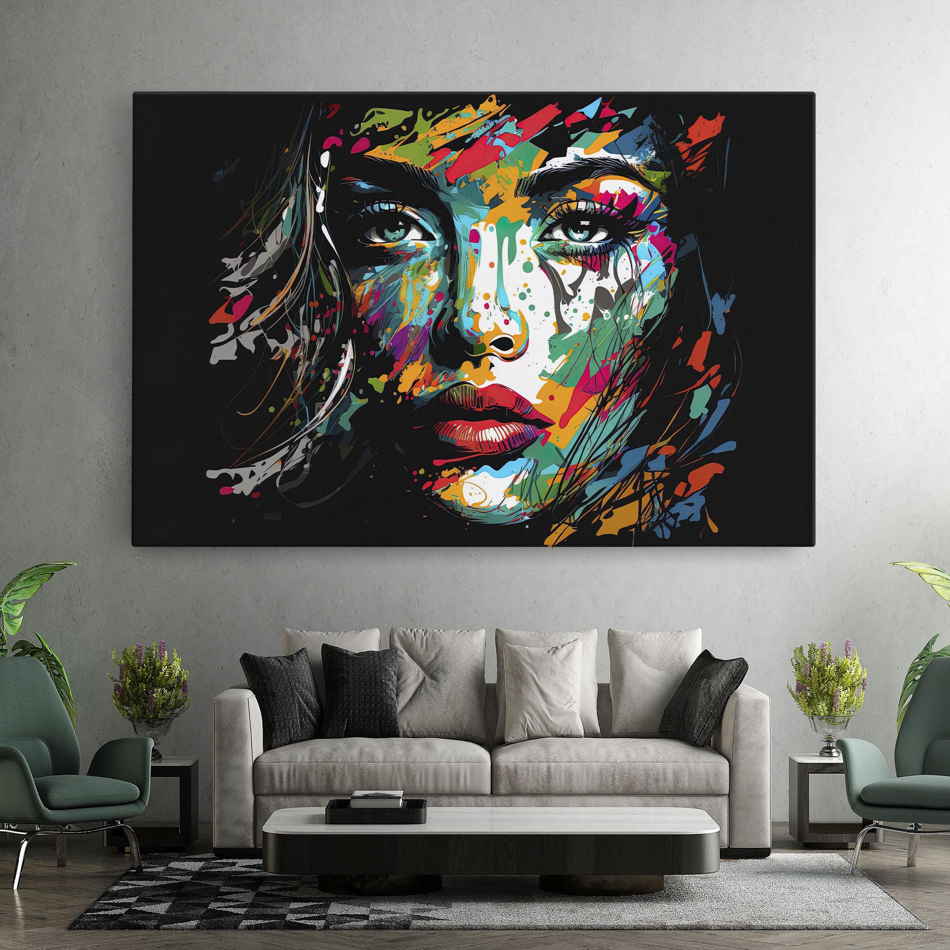 Tablou Canvas Abstract Stylish Portrait mockup 7