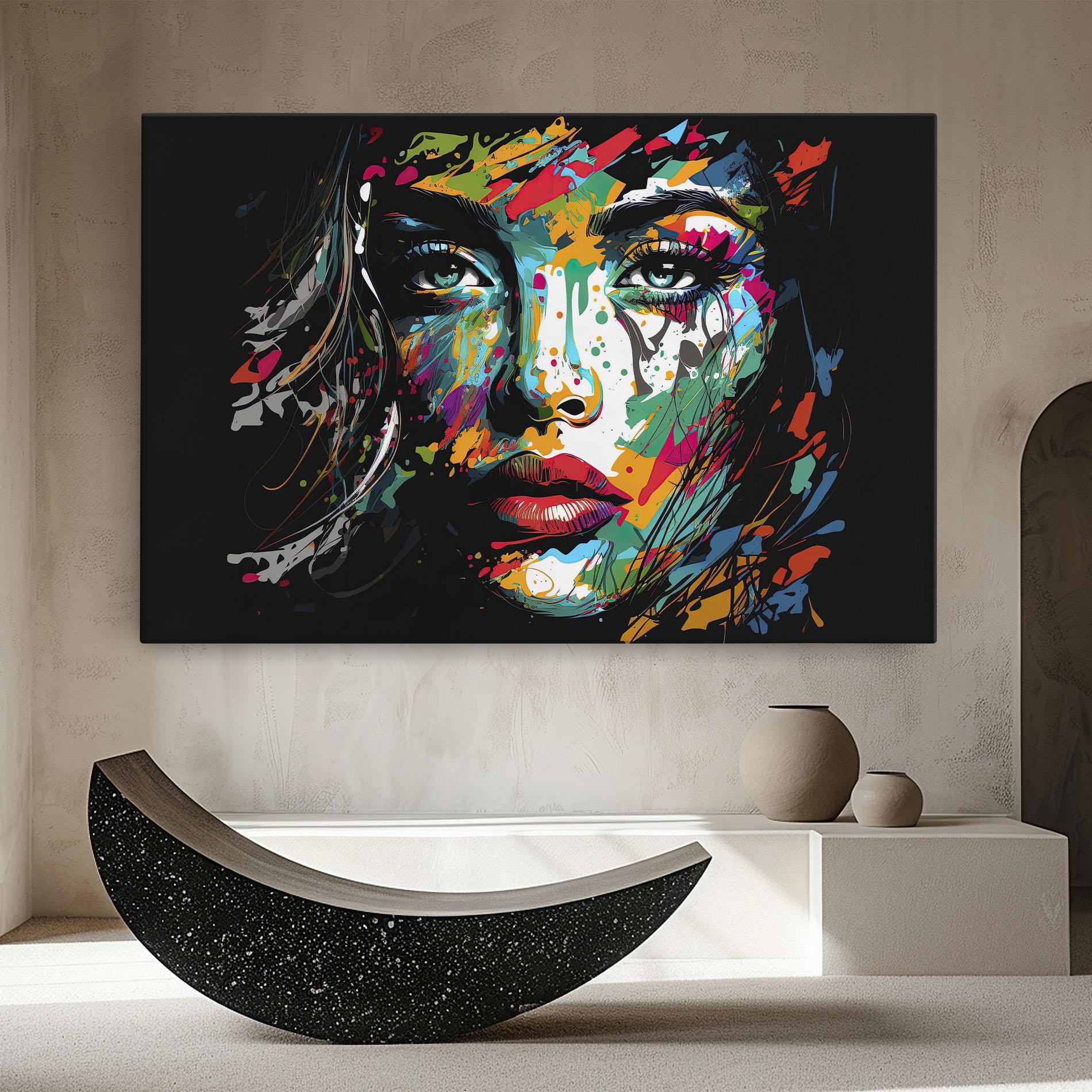 Tablou Canvas Abstract Stylish Portrait mockup 8