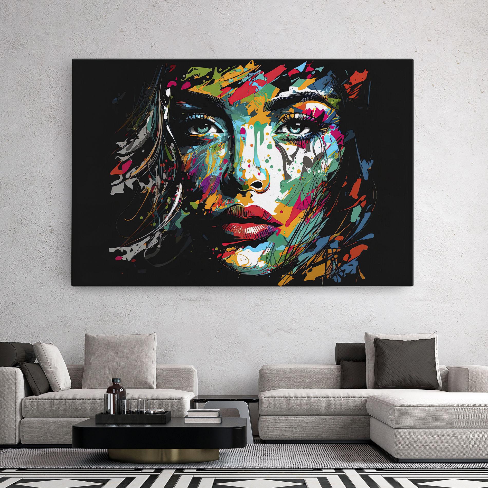 Tablou Canvas Abstract Stylish Portrait mockup 2