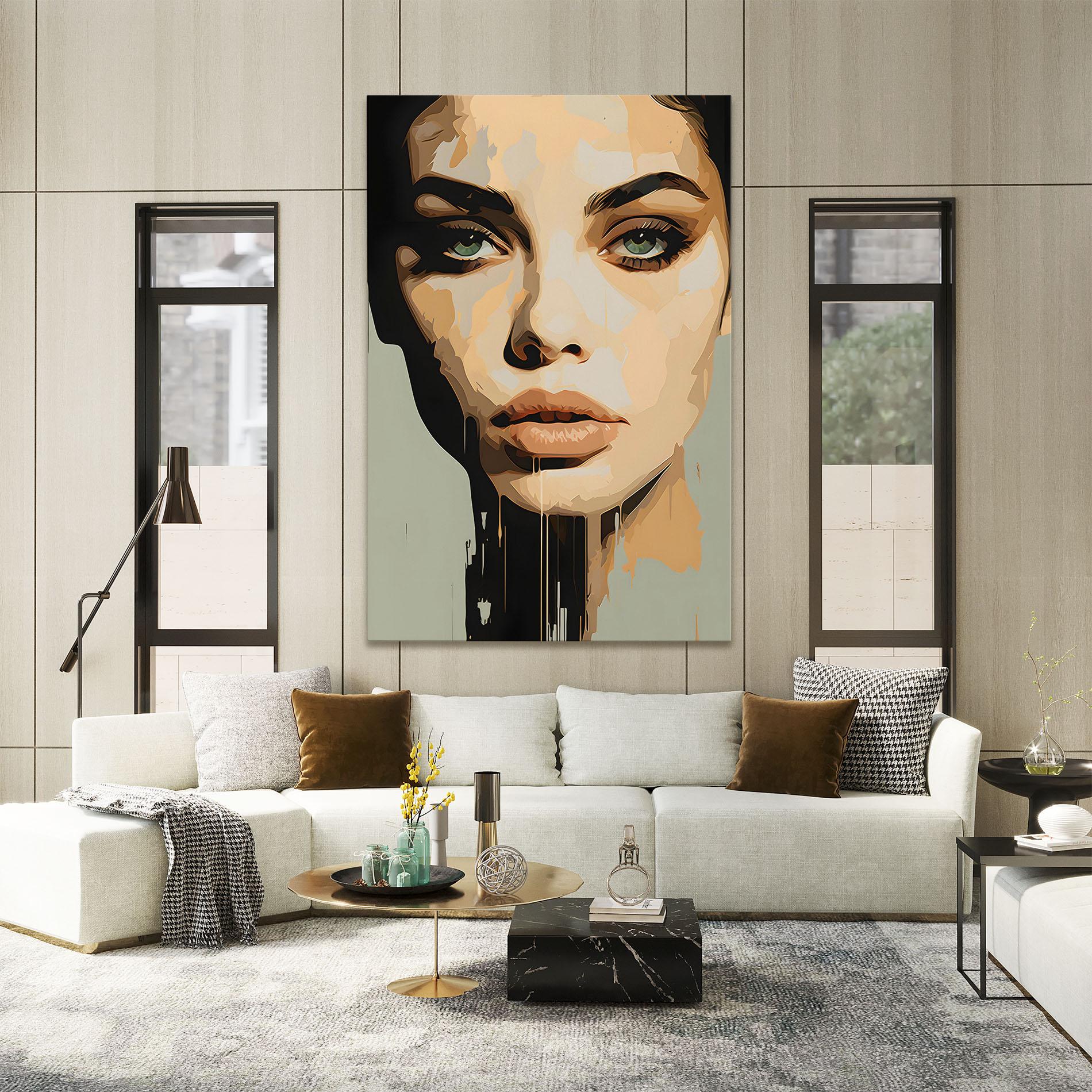 Tablou Canvas Apologetic Face mockup 2