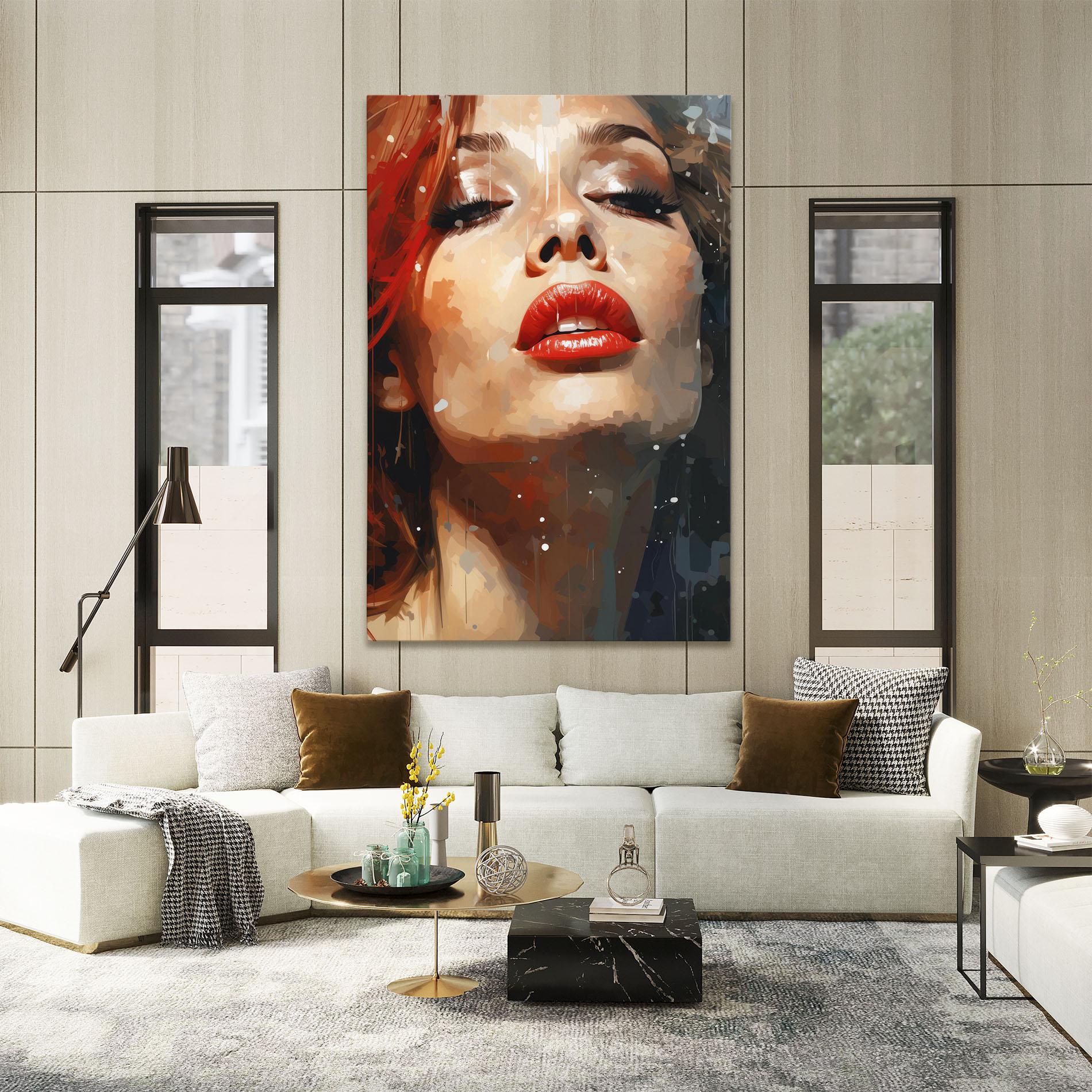 Tablou Canvas Close Up Look Portrait mockup 2