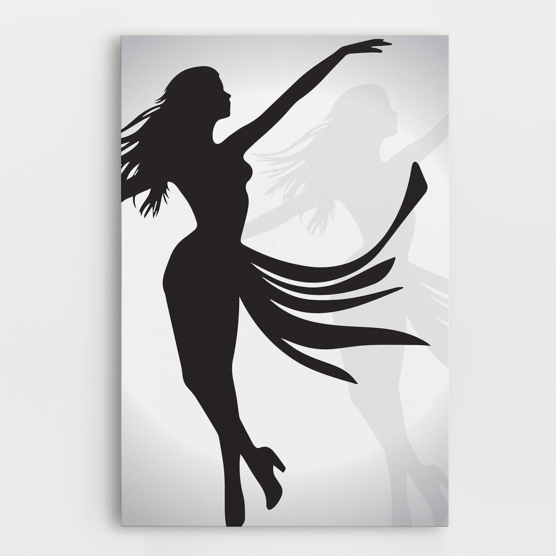 Tablou Canvas Dance Shilouette mockup 0