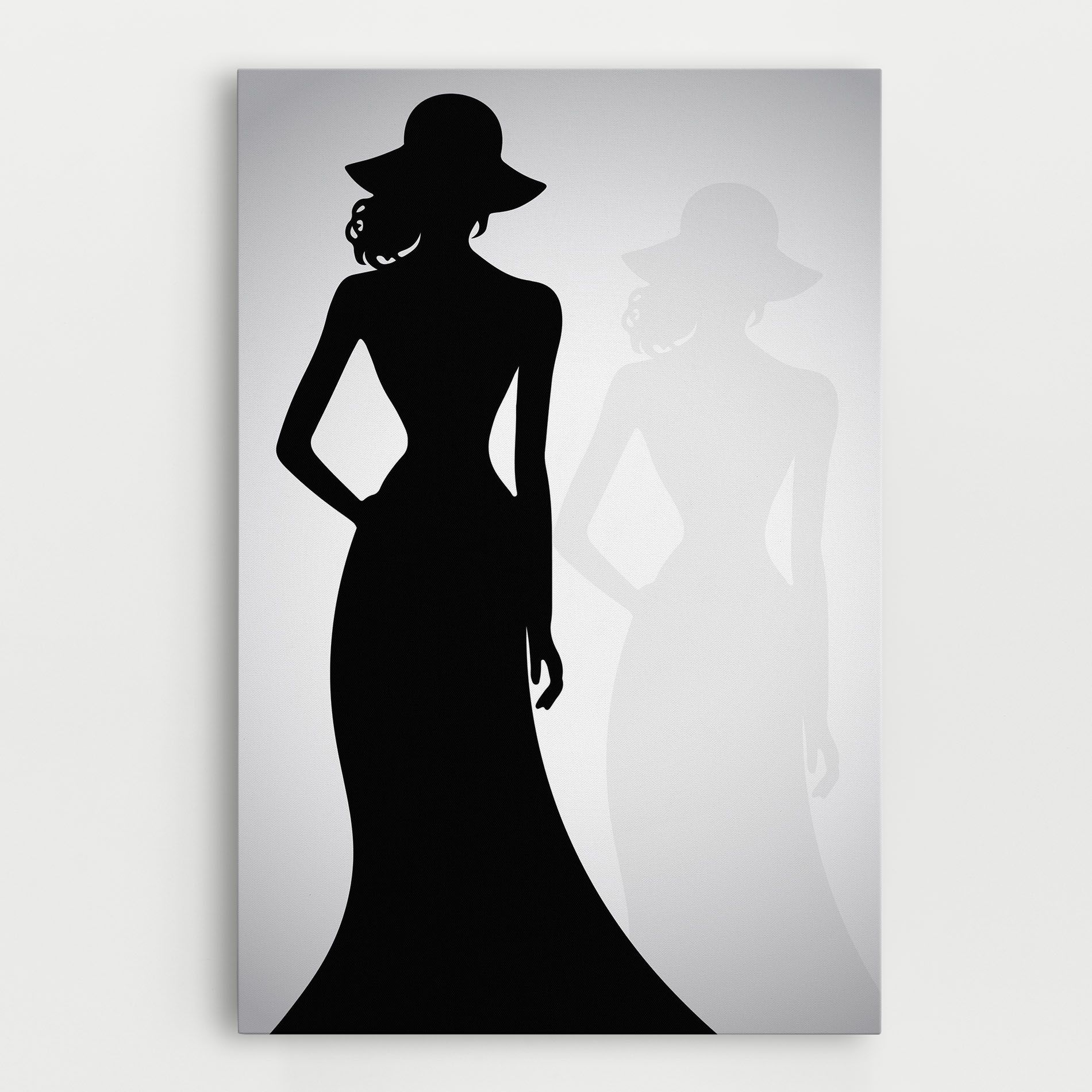 Silhouette Lady mockup 0