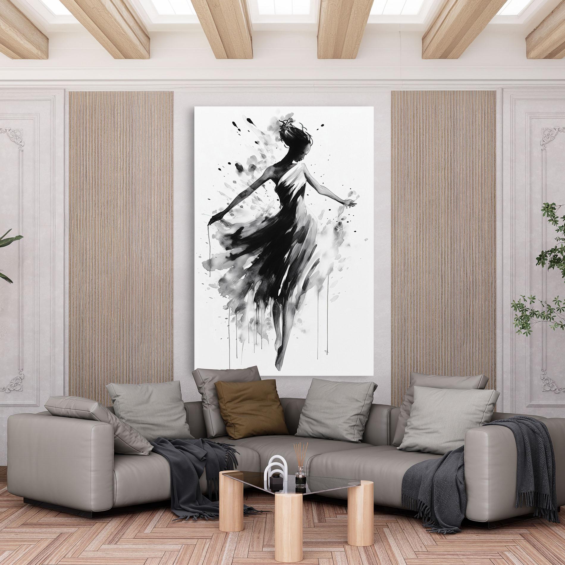 Tablou Canvas Beautiful Dancing Woman mockup 6
