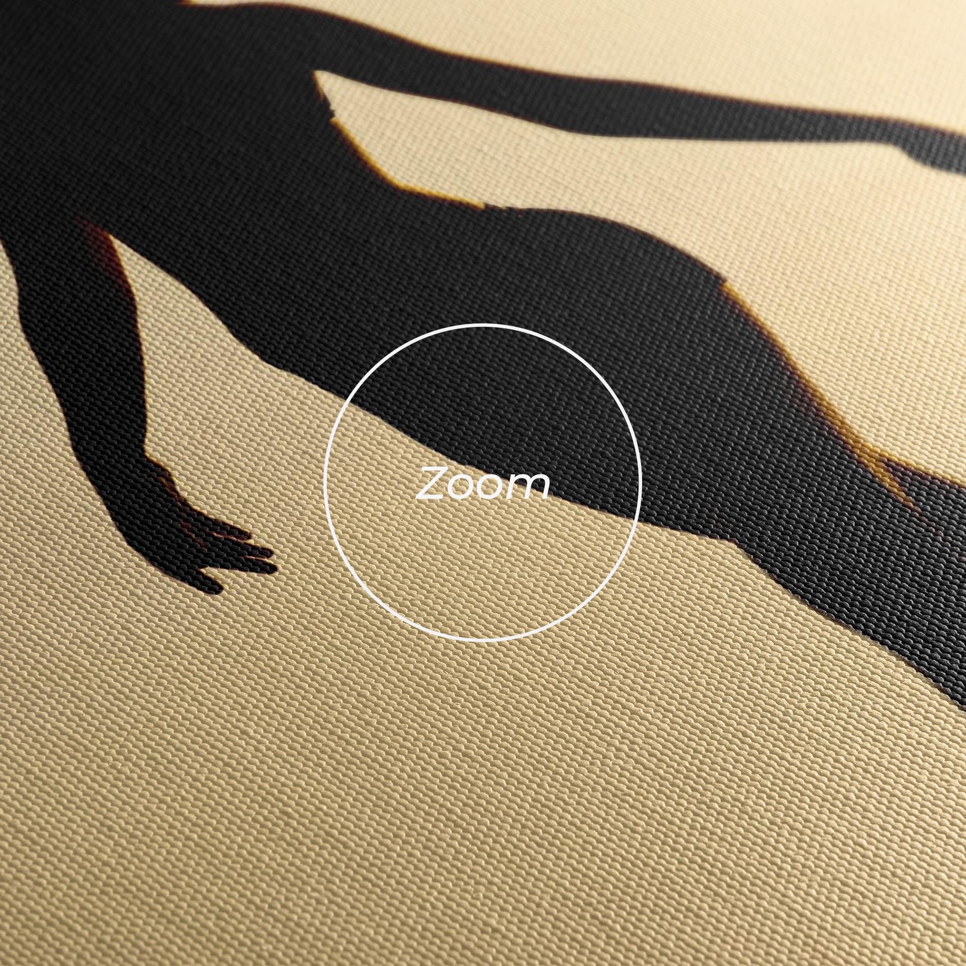 Tablou Canvas Ballet On Cream mockup 3