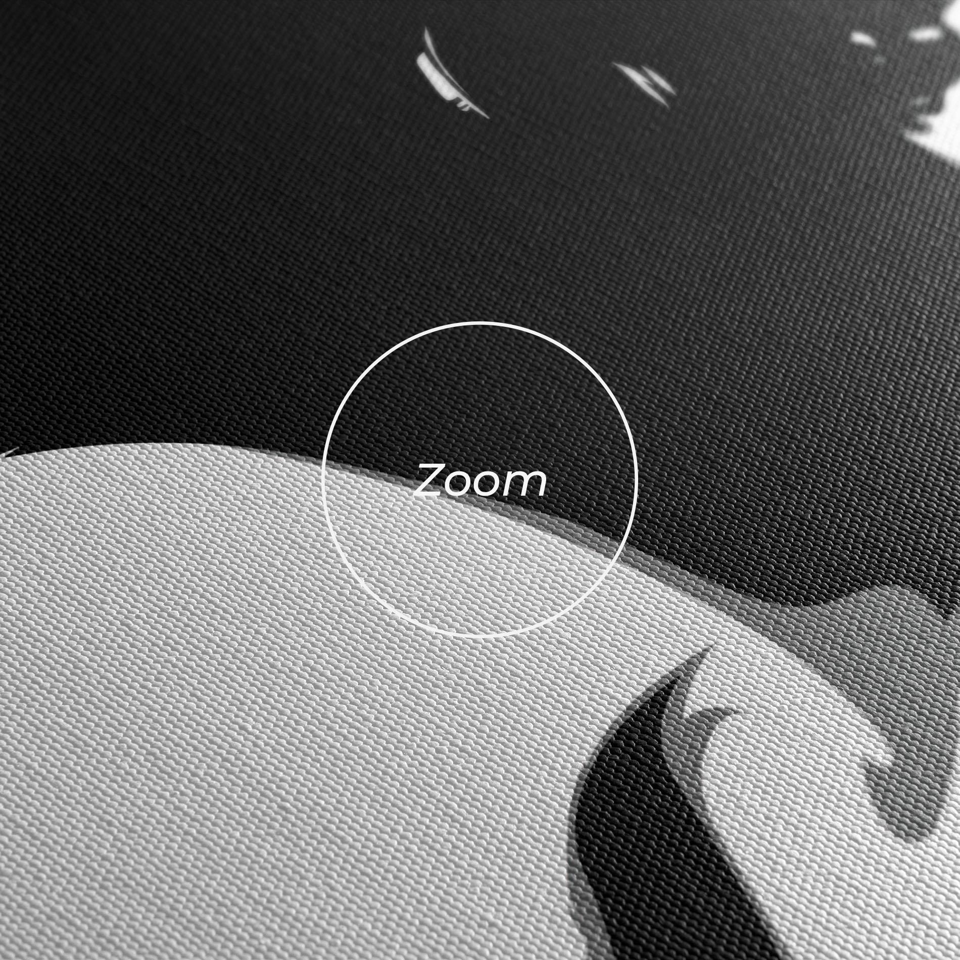 Tablou Canvas Black Woman Shilouette mockup 3